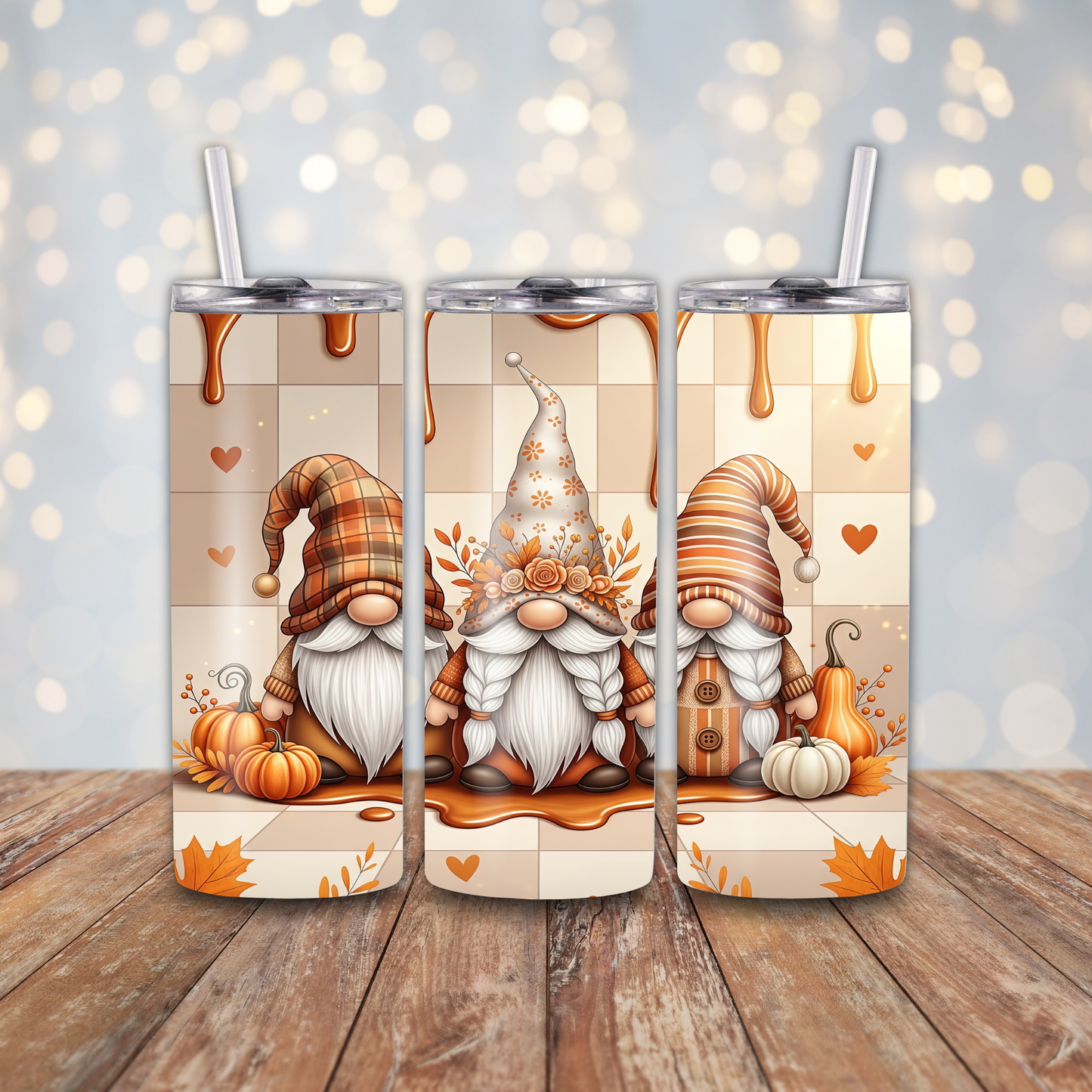 Gnome Fall Sublimation Transfers