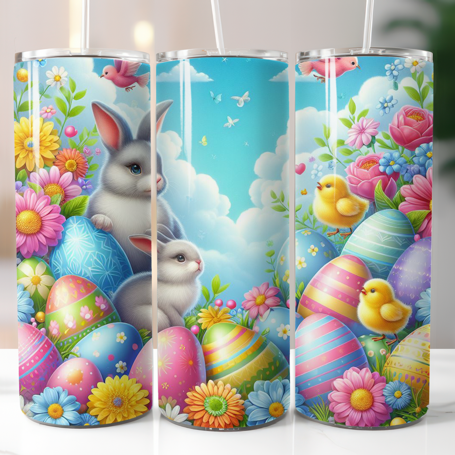 Easter Rabbits Sublimation Transfers