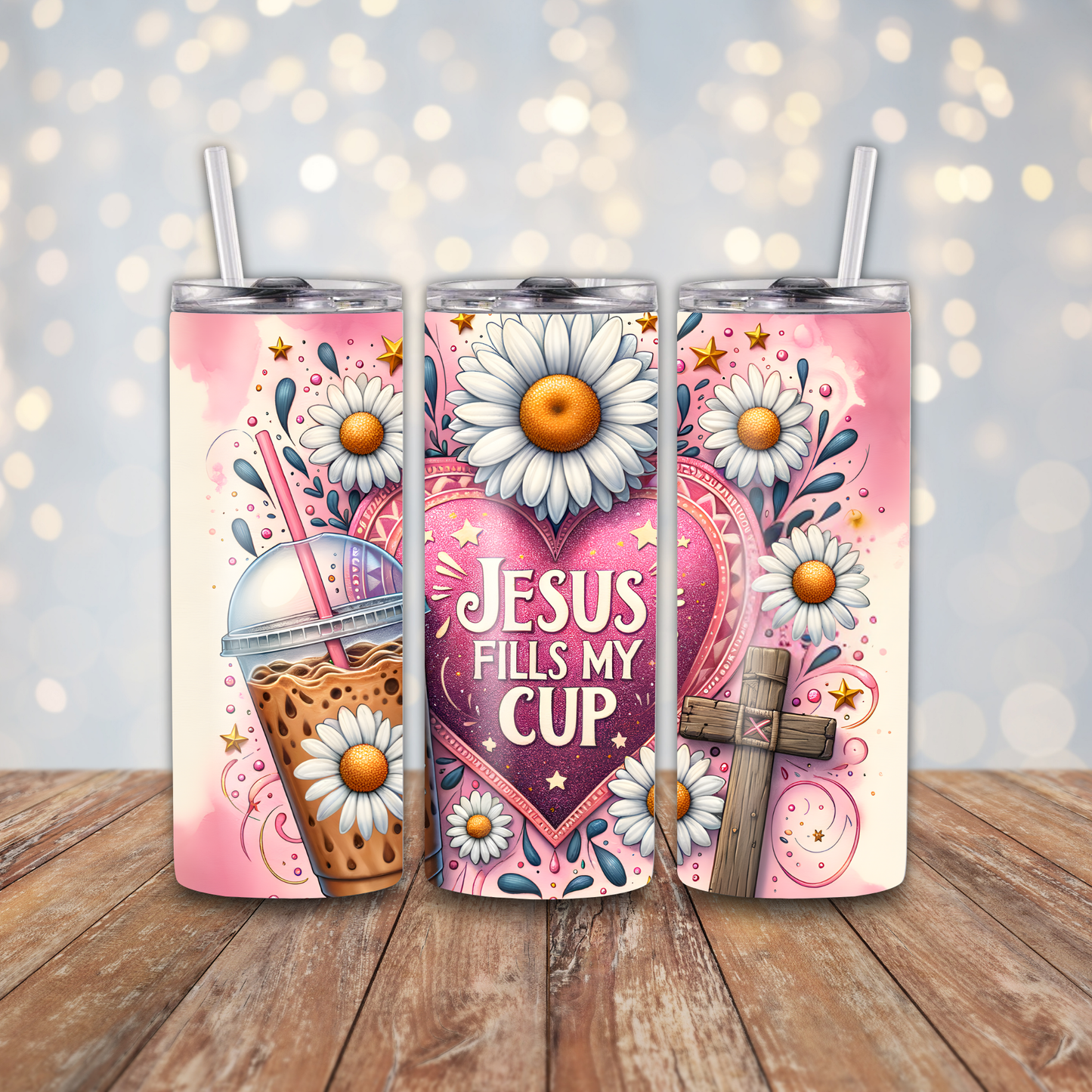 Jesus Fills My Cup Sublimation Transfers