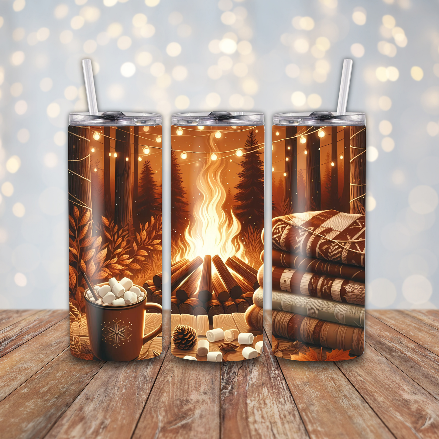 Bonfire and Blankets Sublimation Transfers