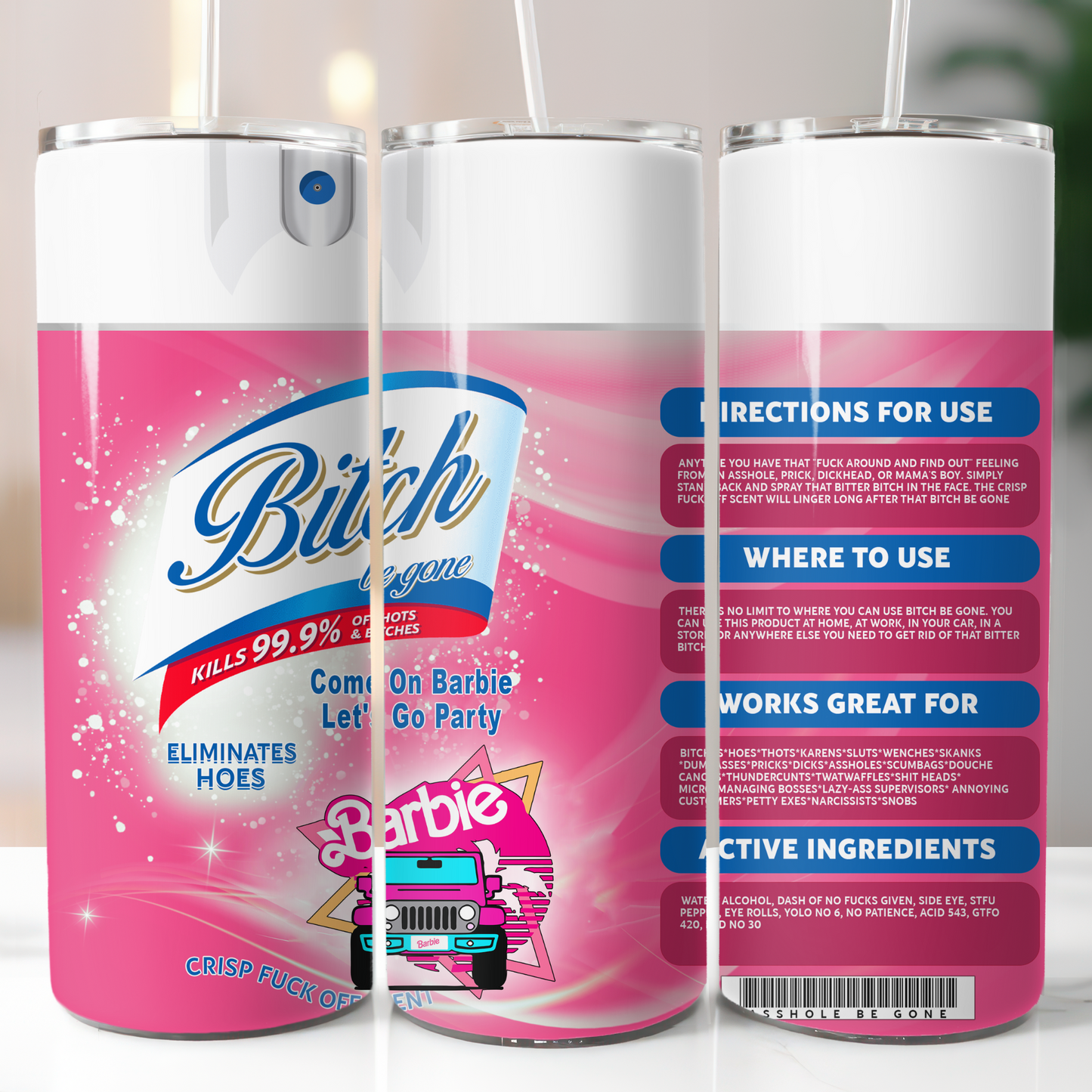 Barbie, Sublimation, Ready to Print, Ready To Press, Print Out Transfer, 20 oz, Skinny Tumbler Transfer, NOT A DIGITAL