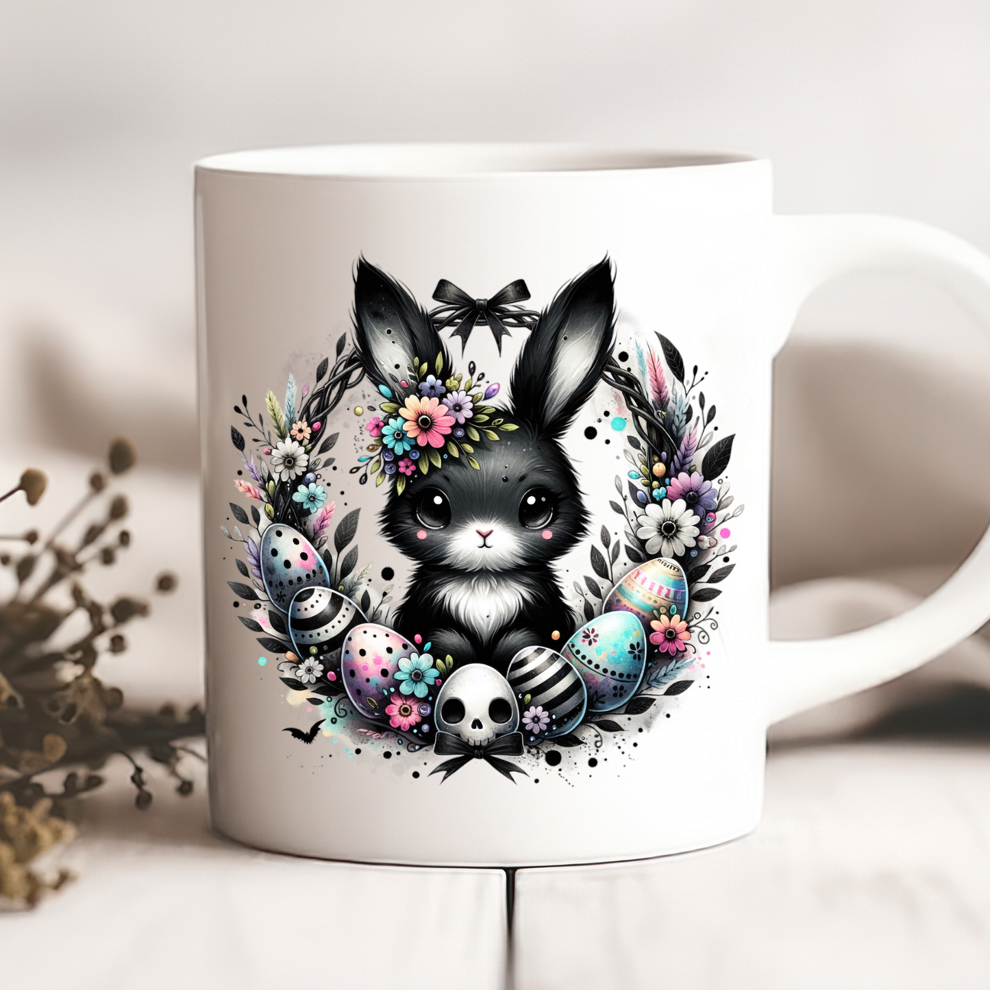Gothic Easter Mug, Sublimation Transfers