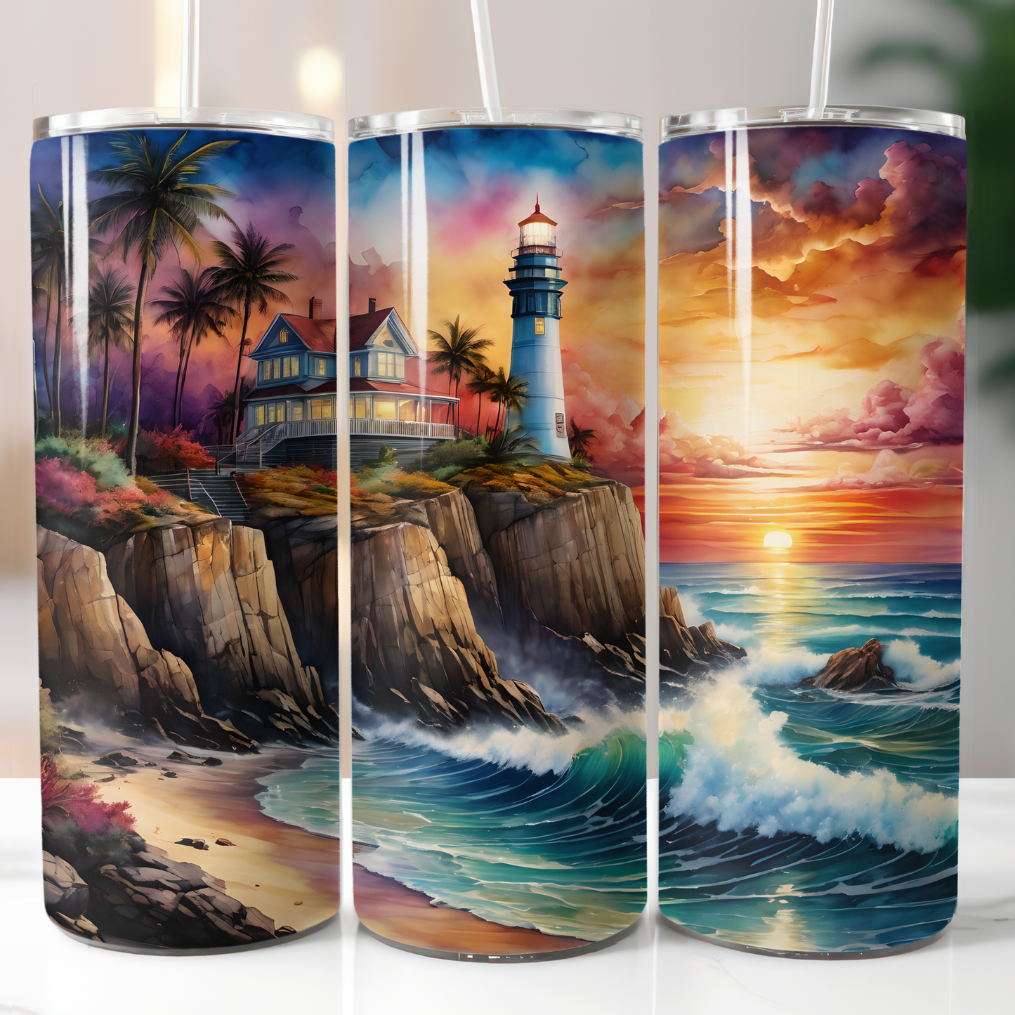 Lighthouse, Sublimation Transfer