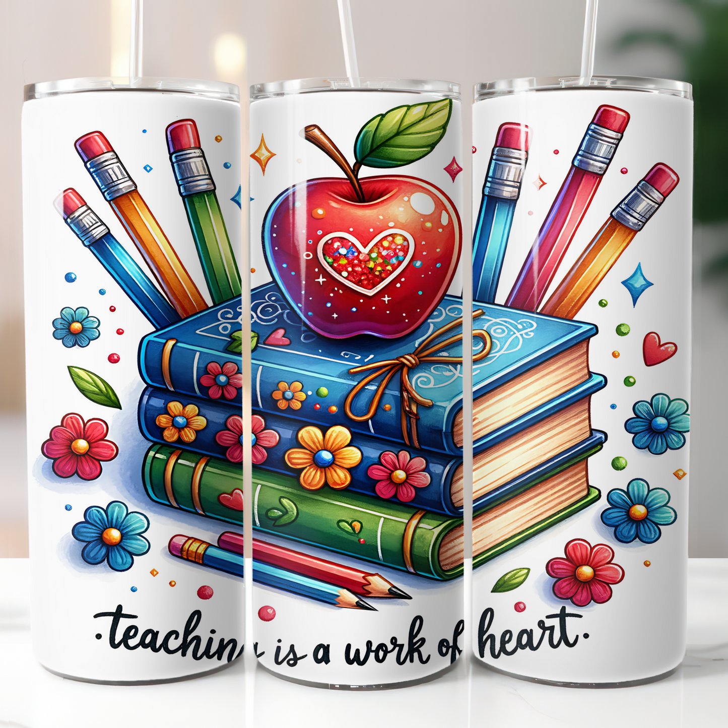 Teaching is a Work of Heart Sublimation Transfer