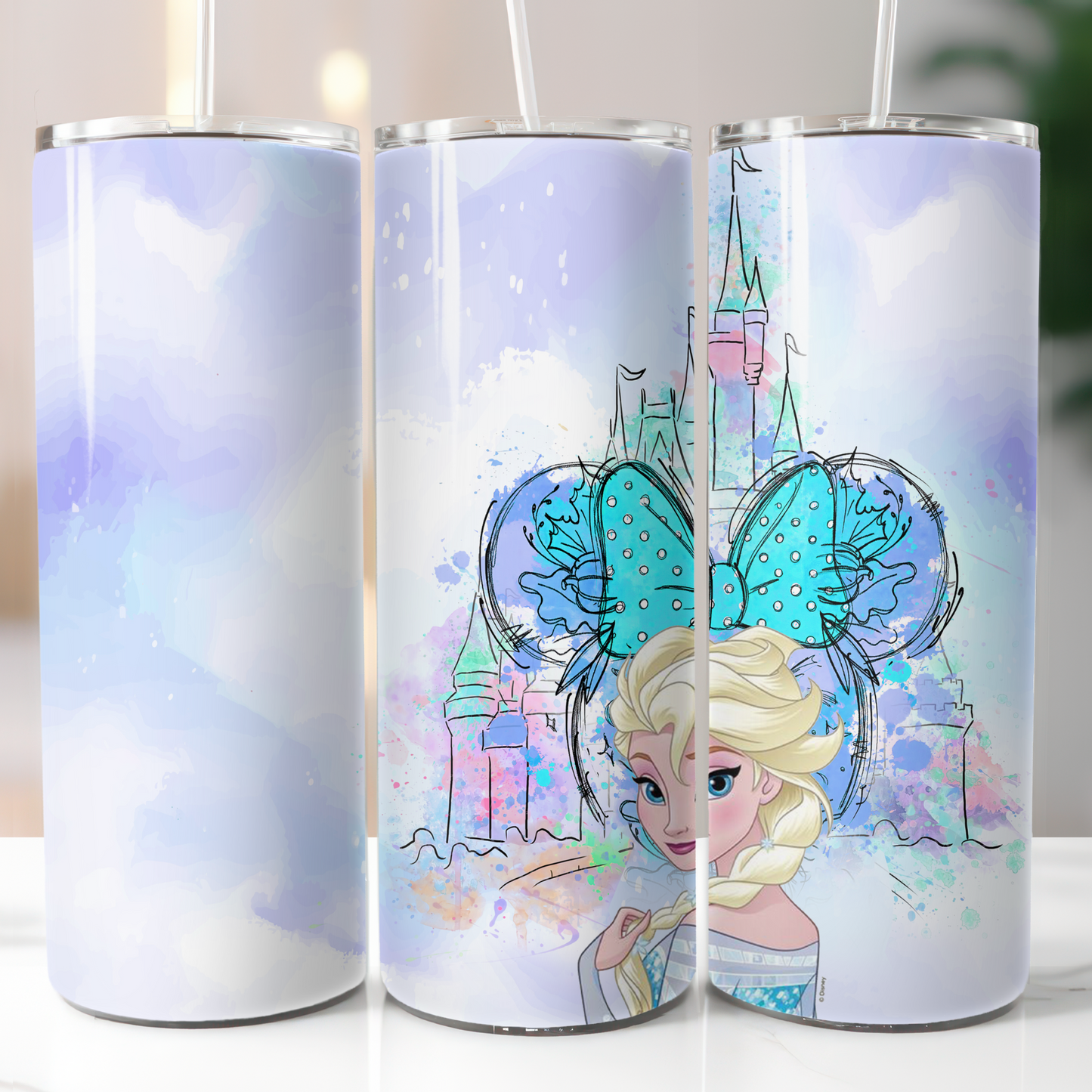Princess Castle Bow, Sublimation Transfer