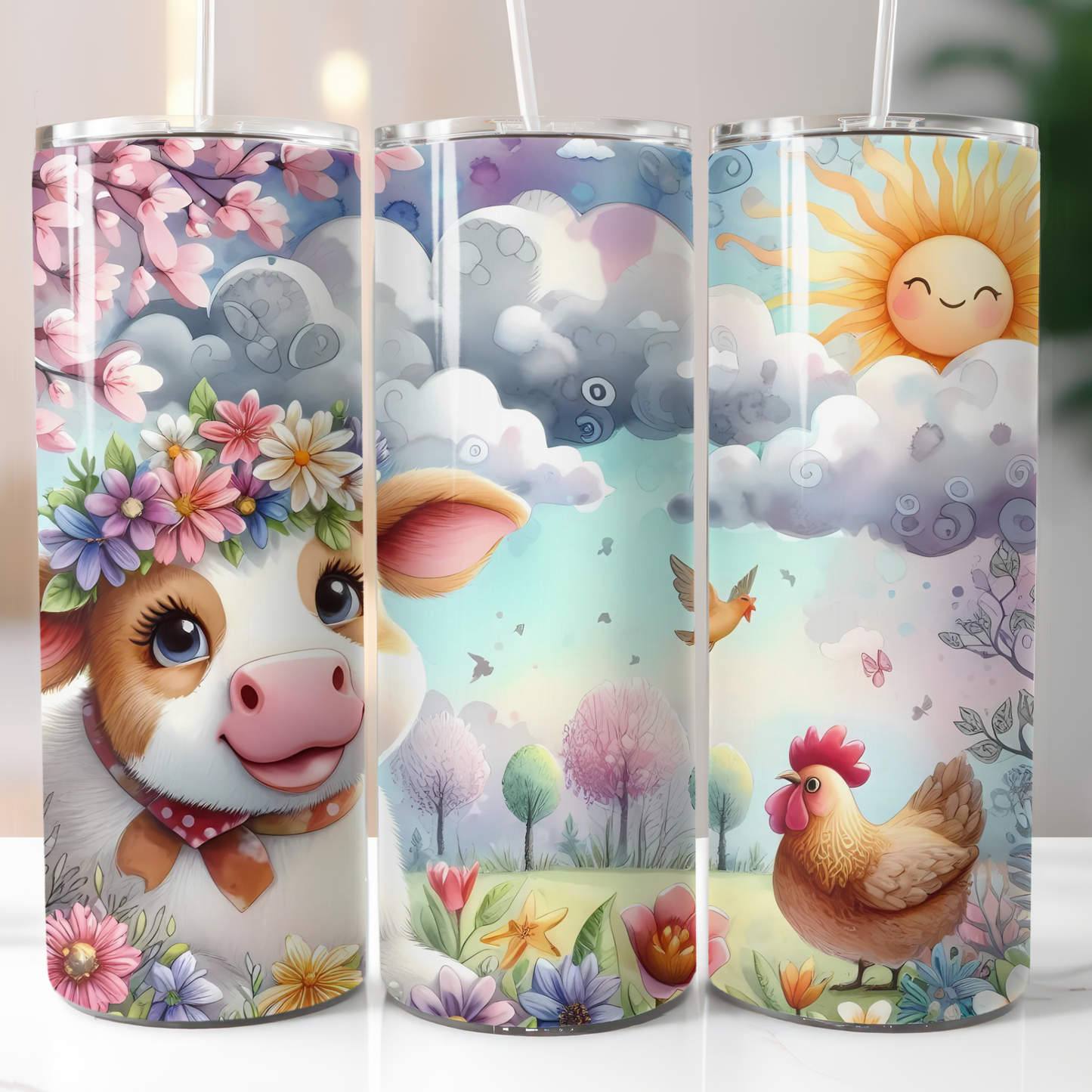 Cow with Flower Crown