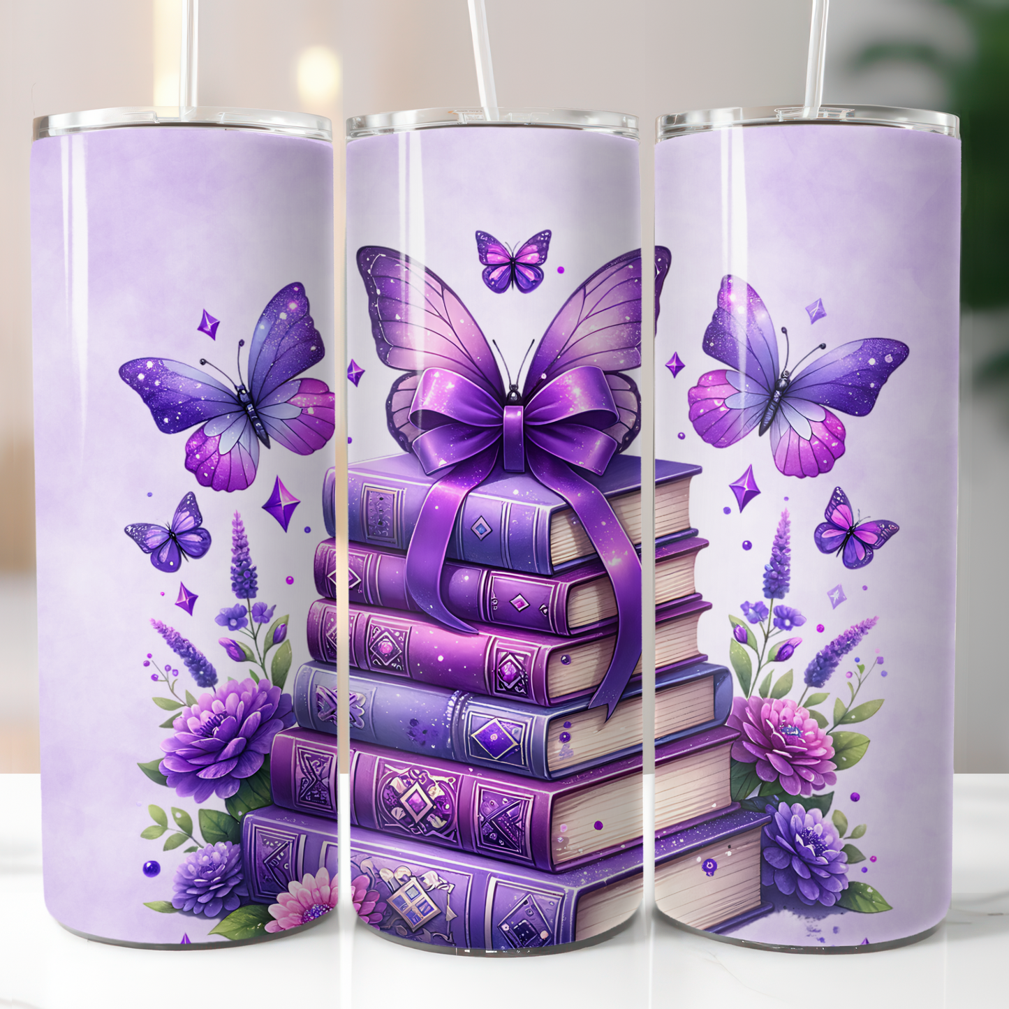 Purple Butterflies Book