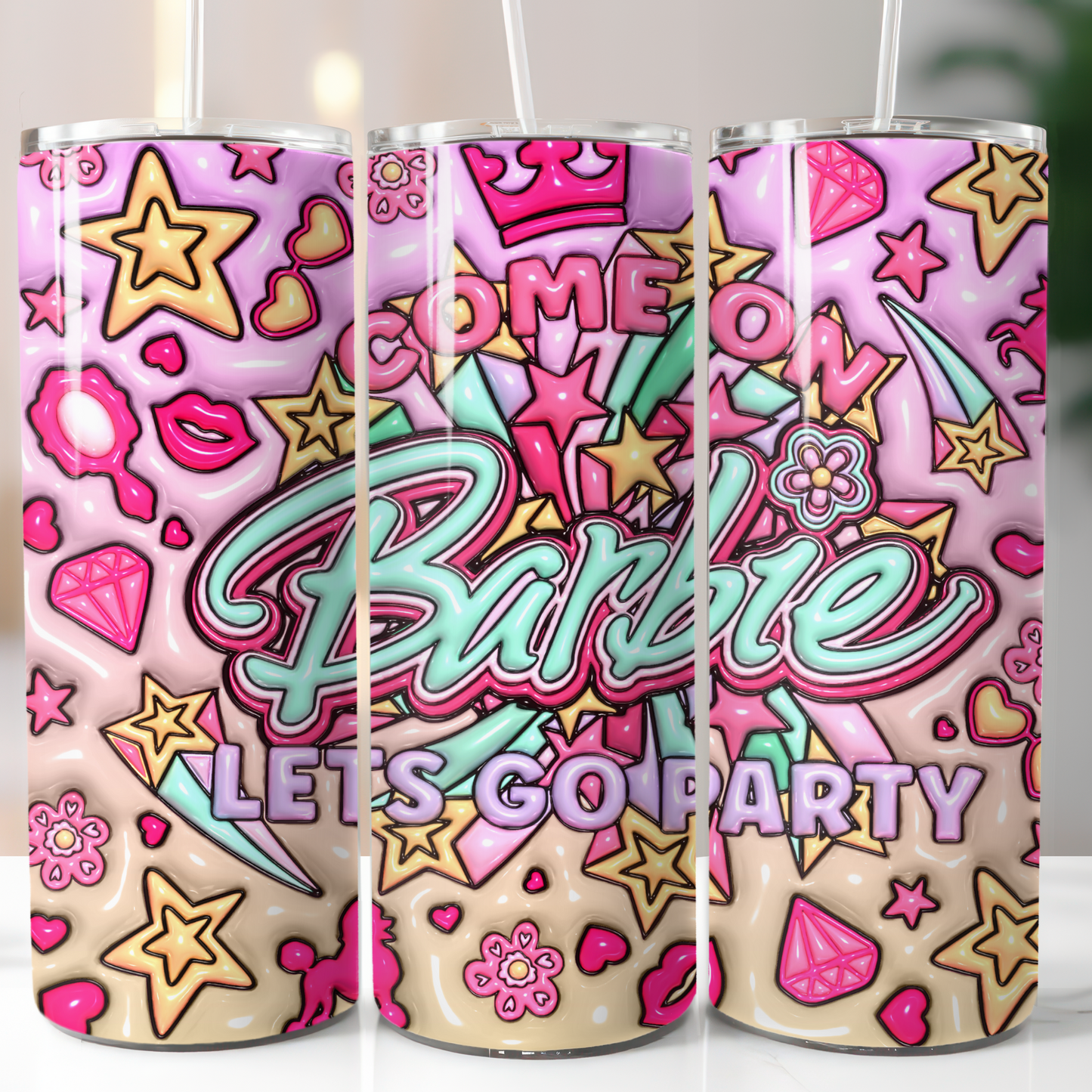 Barbie, Sublimation, Ready to Print, Ready To Press, Print Out Transfer, 20 oz, Skinny Tumbler Transfer, NOT A DIGITAL