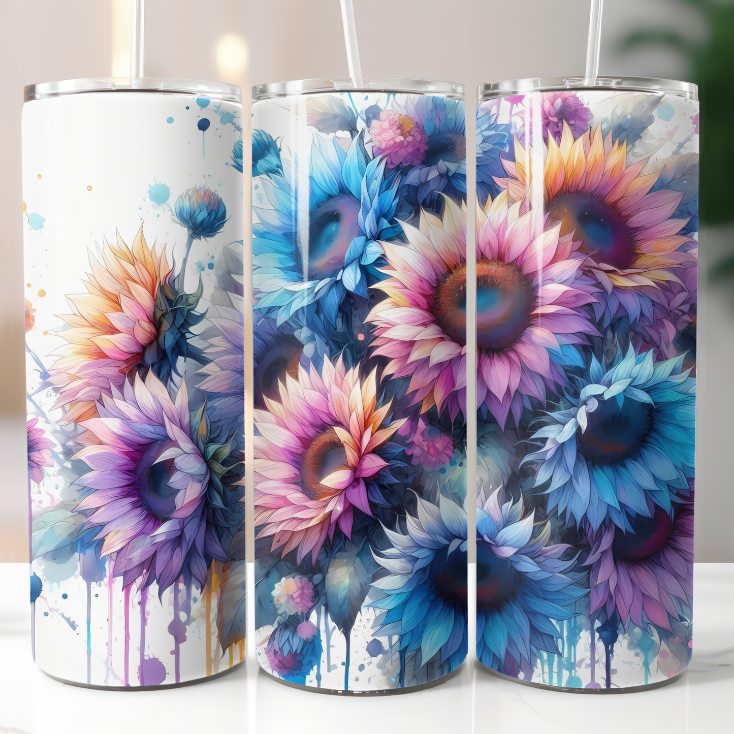 Watercolor Sunflower