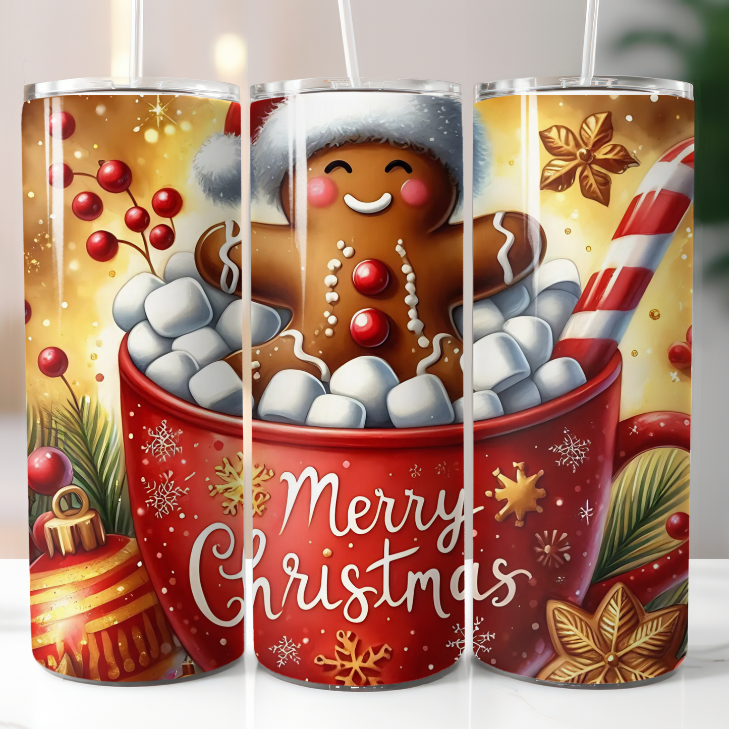 Gingerbread in a Mug Sublimation Transfer