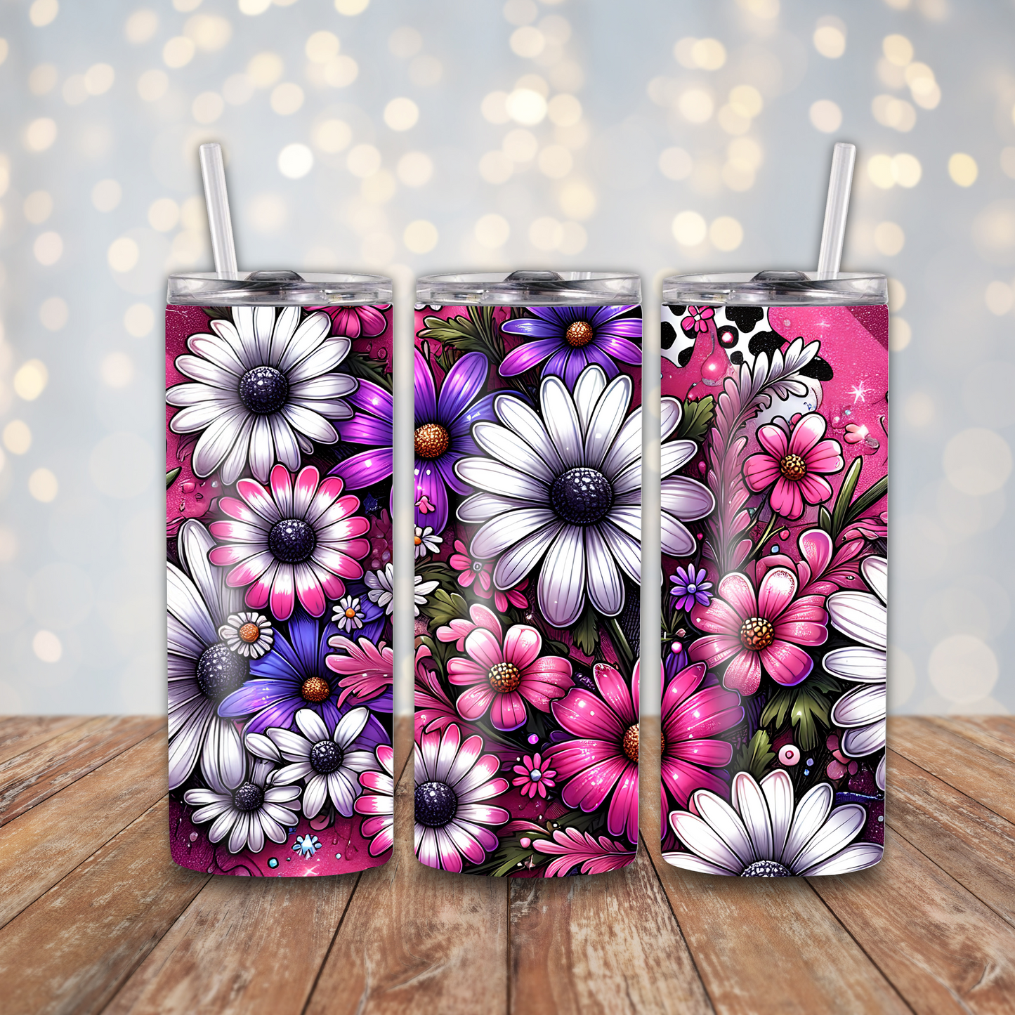 Sparkling Daisy Sublimation Transfers