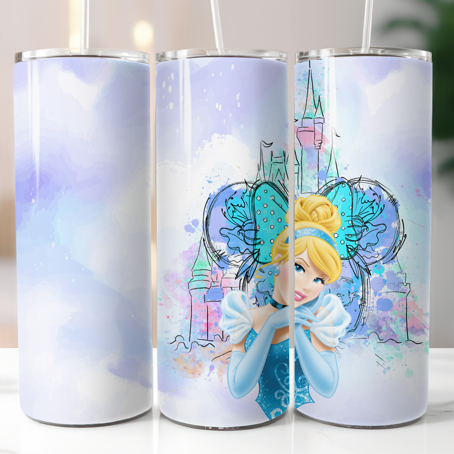 Princess Castle Bow, Sublimation Transfer