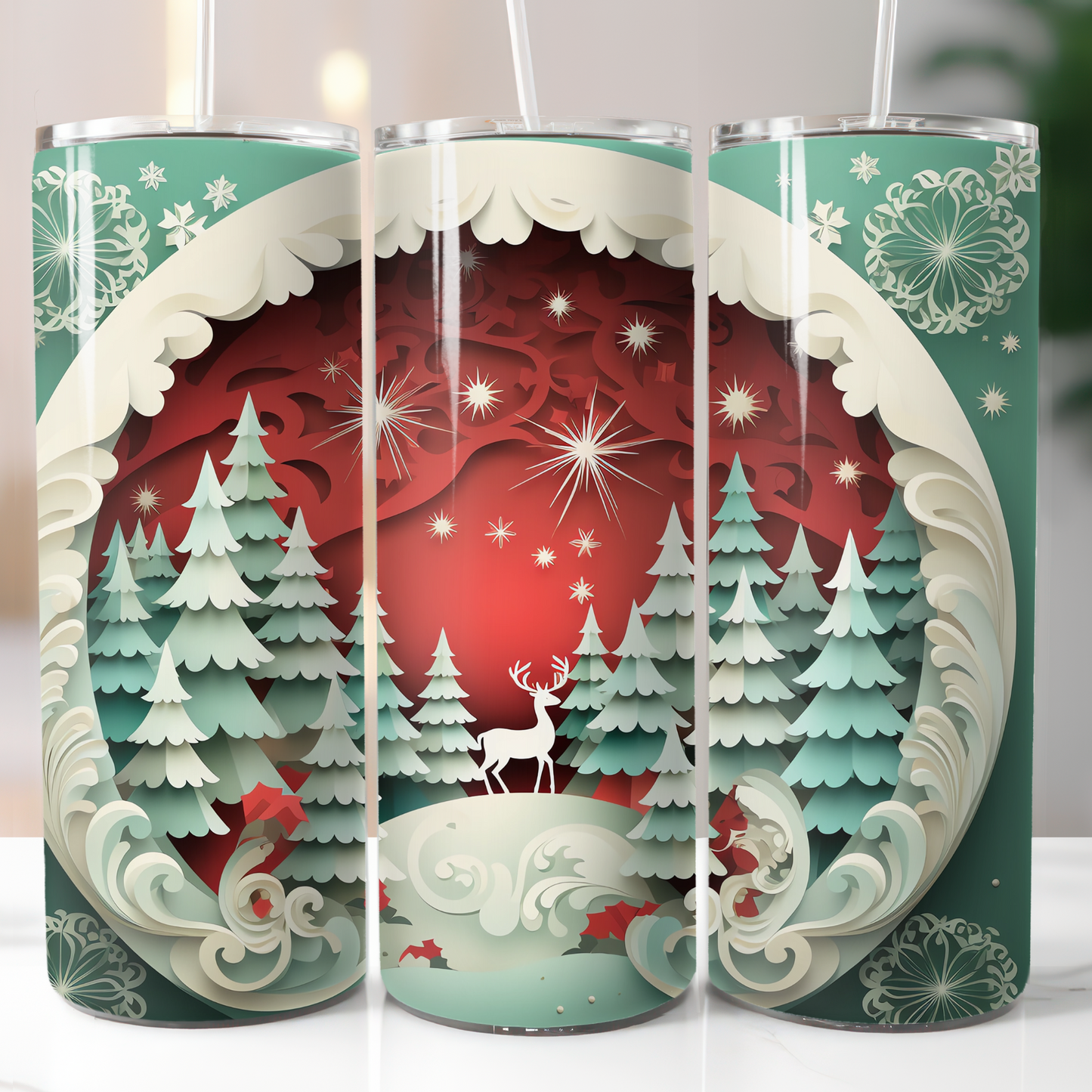 Christmas Tree, Sublimation Prints