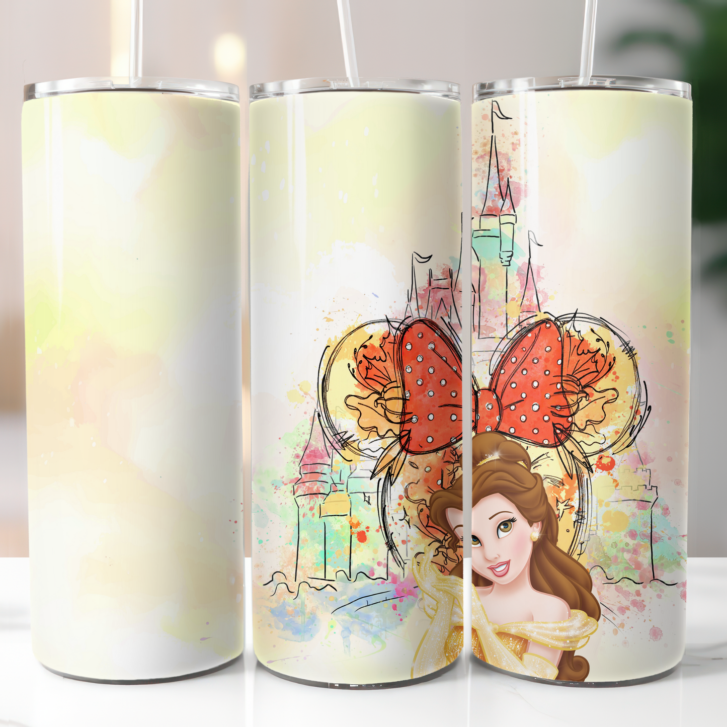 Princess Castle Bow, Sublimation Transfer