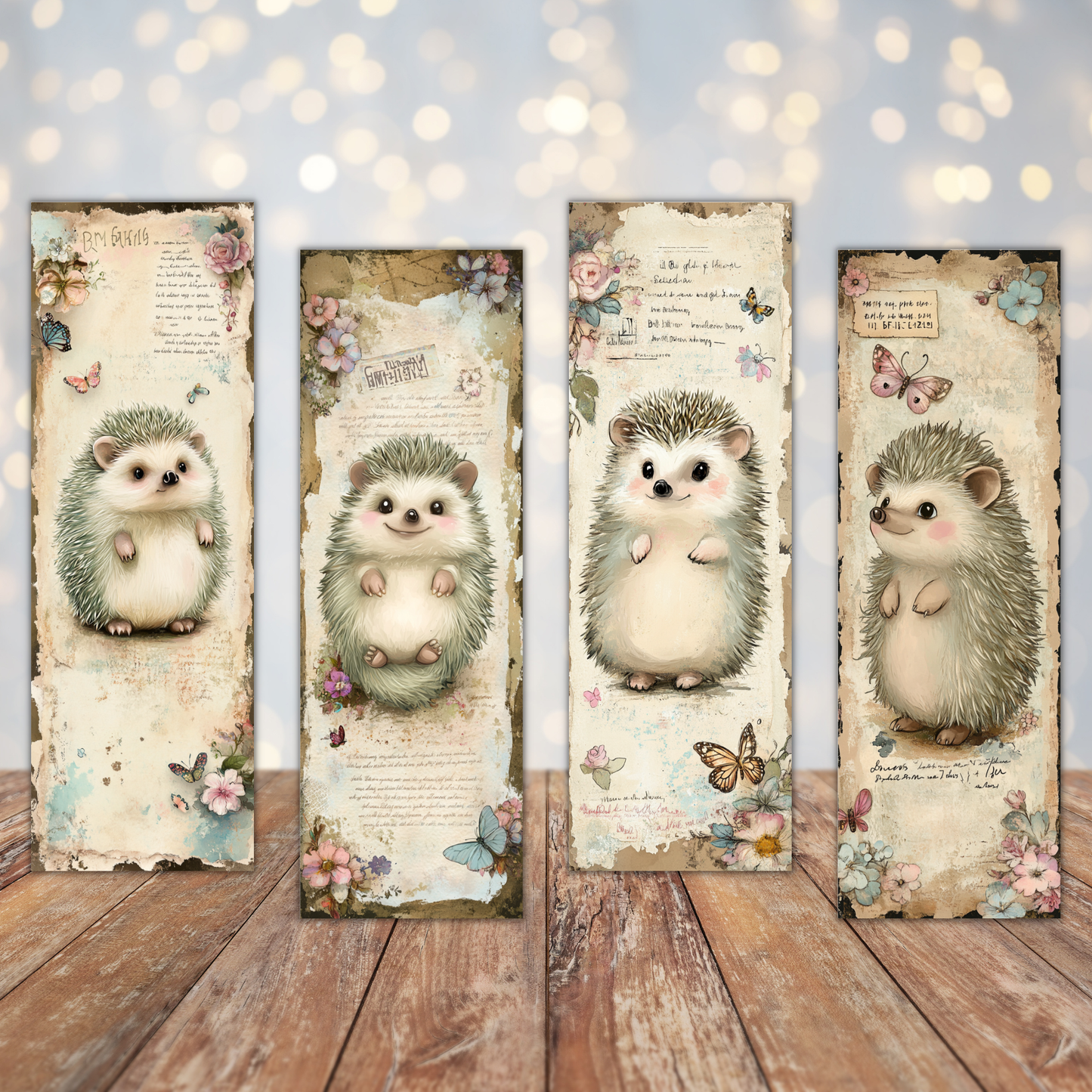 Hedgehogs Bookmark Sublimation Transfers