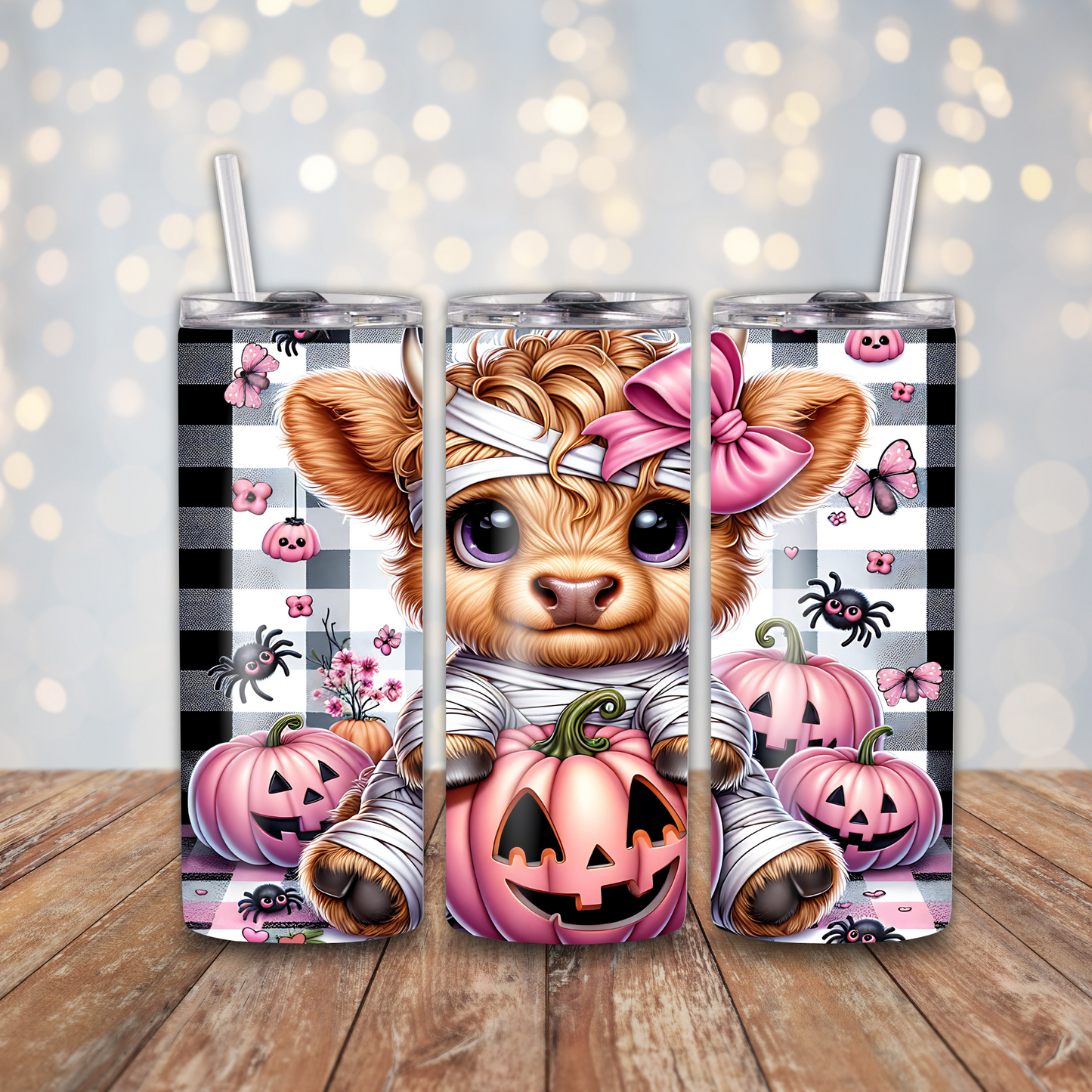 Mummy Highland Cow Sublimation Transfers