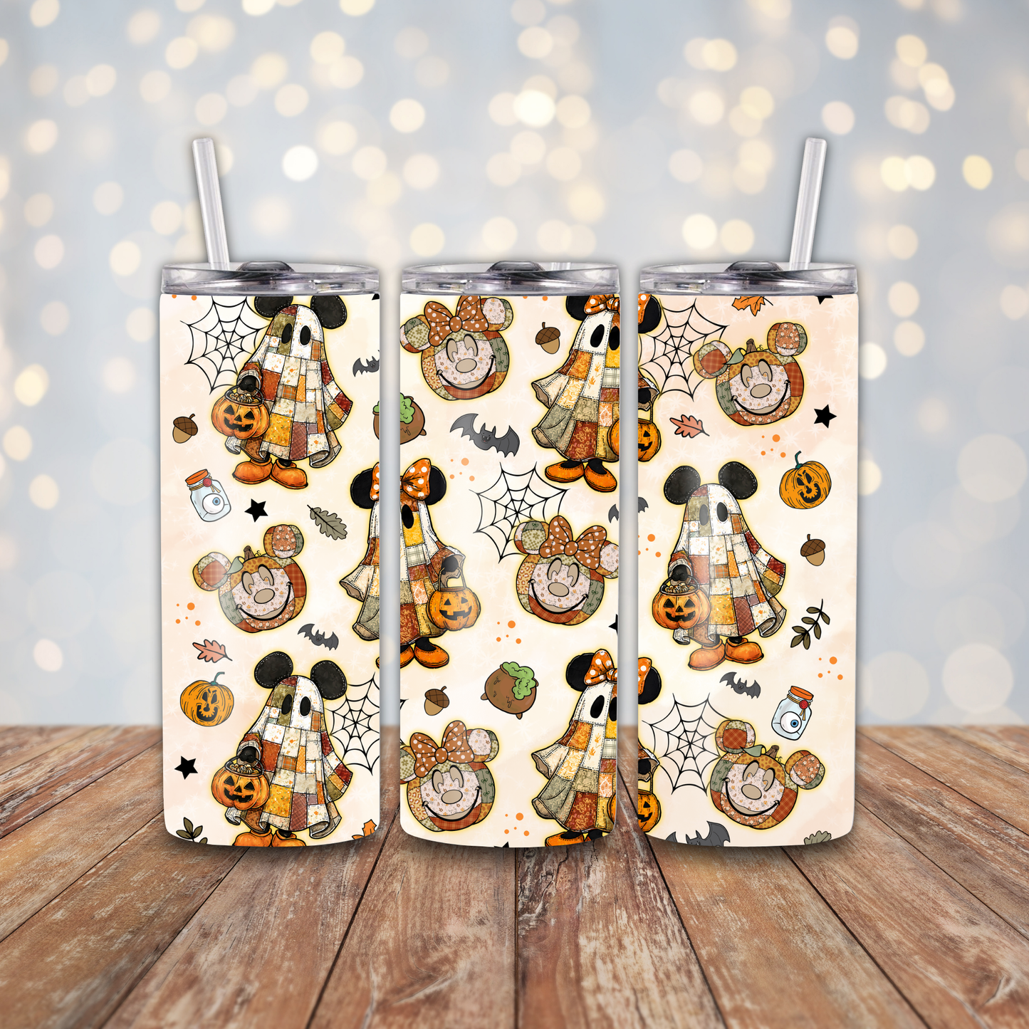 Mouse Patchwork Halloween Sublimation Transfers