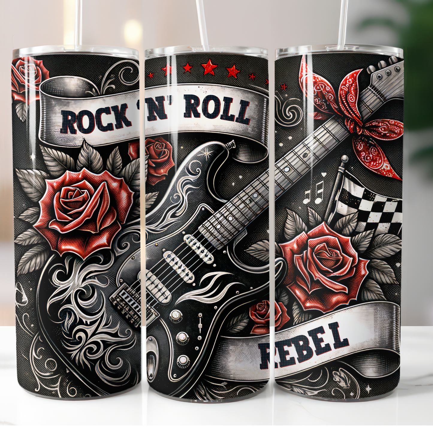 Rock N Roll Rebel, Sublimation Transfer