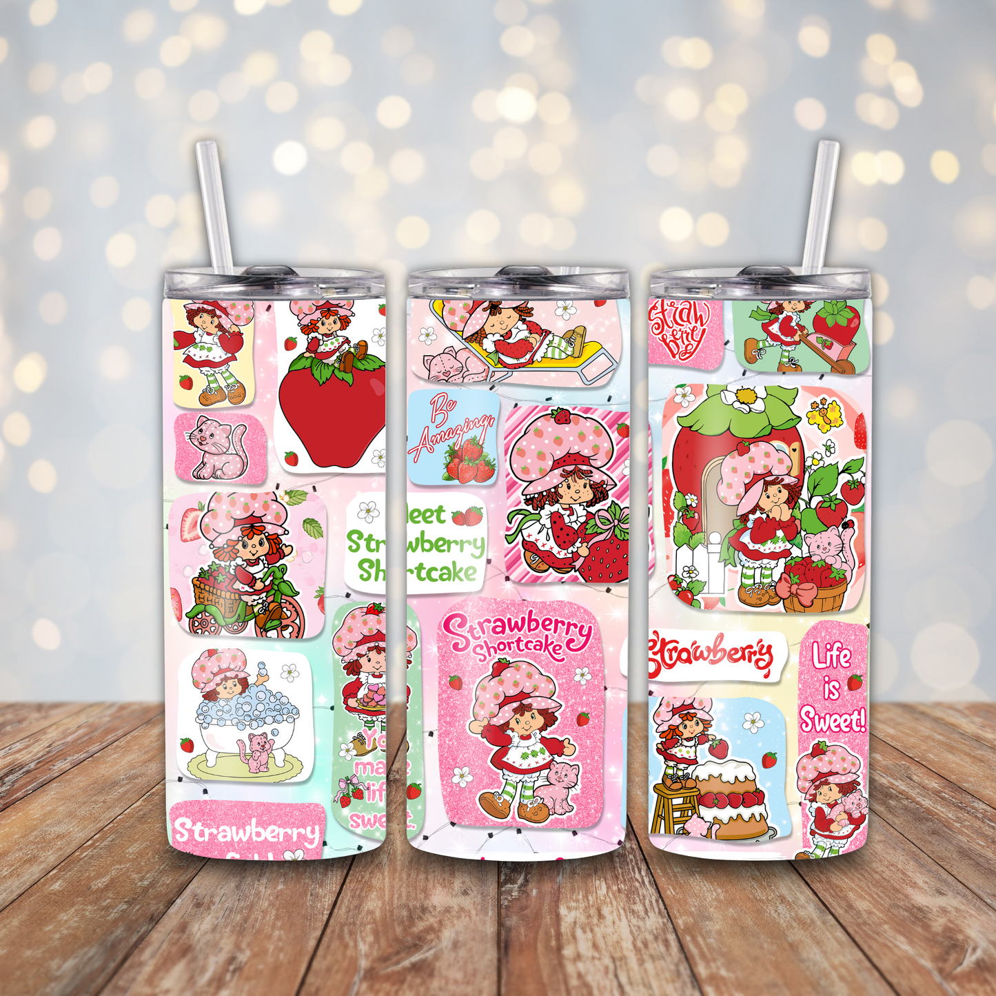 Strawberry Girl Sublimation Transfers