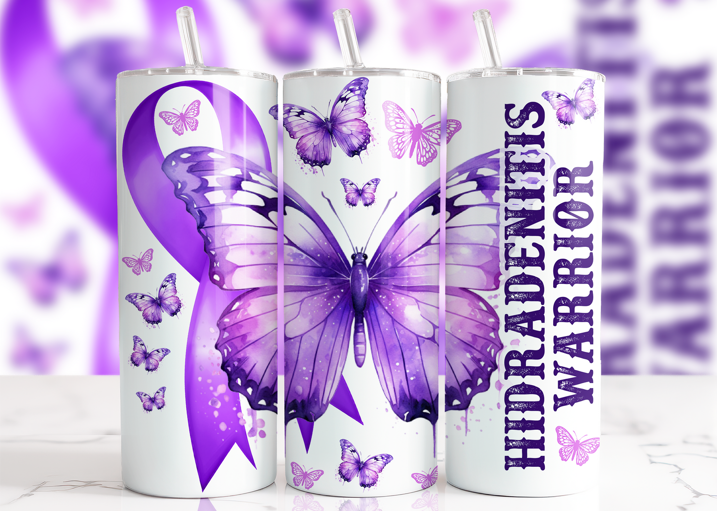 Hidradenitis, Sublimation, Ready to Print, Ready To Press, Print Out Transfer, 20 oz, Skinny Tumbler Transfer, NOT A DIGITAL