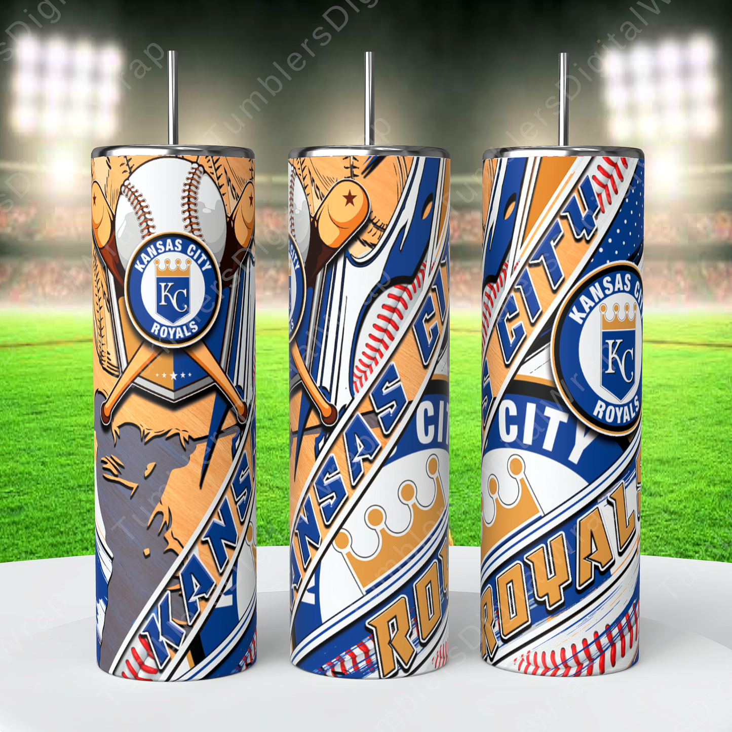 Kansas City Royals, Sublimation, Ready To Press, Print Out Transfer, 20 oz, Skinny Tumbler Transfer, NOT A DIGITAL