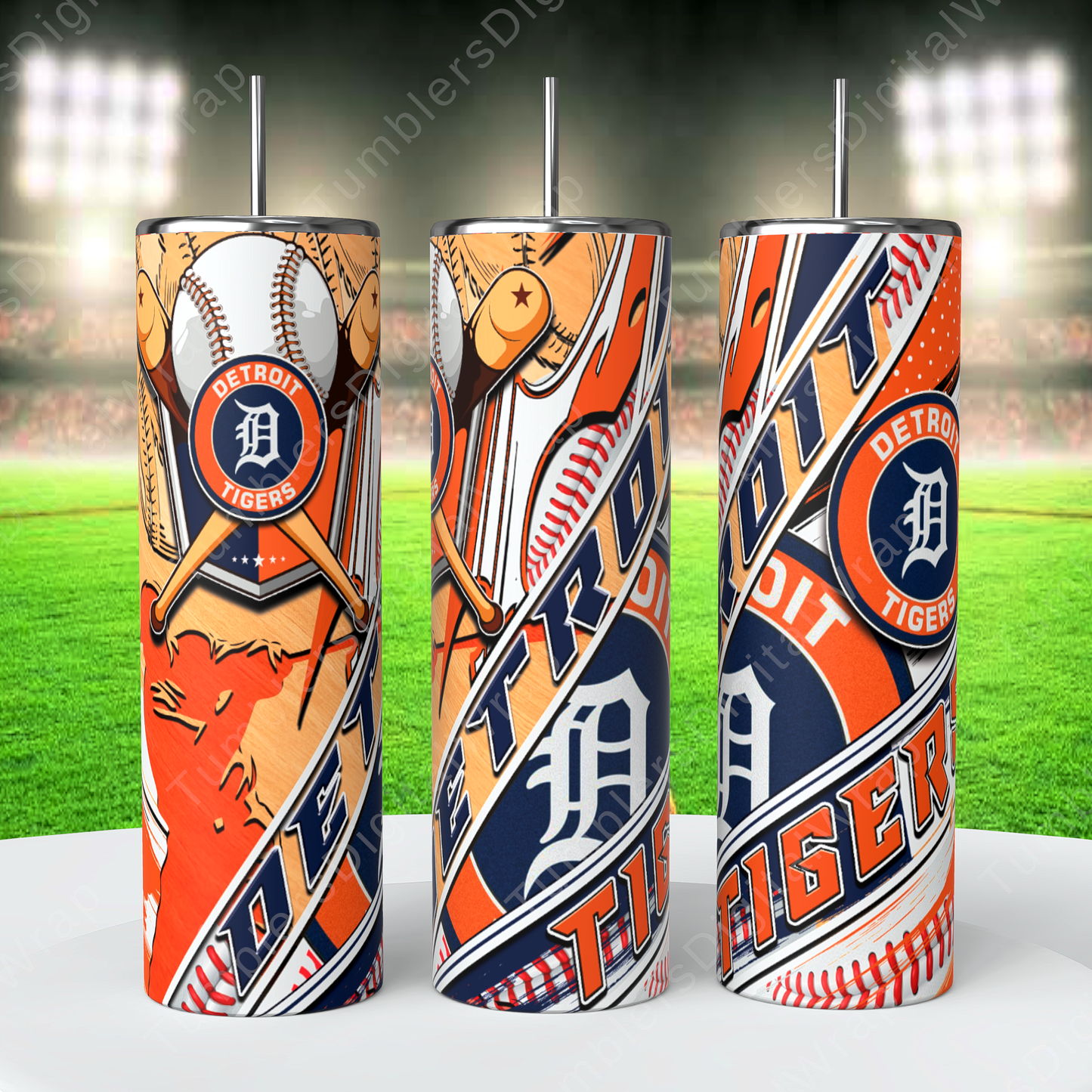 Detroit Tigers, Sublimation, Ready To Press, Print Out Transfer, 20 oz, Skinny Tumbler Transfer, NOT A DIGITAL