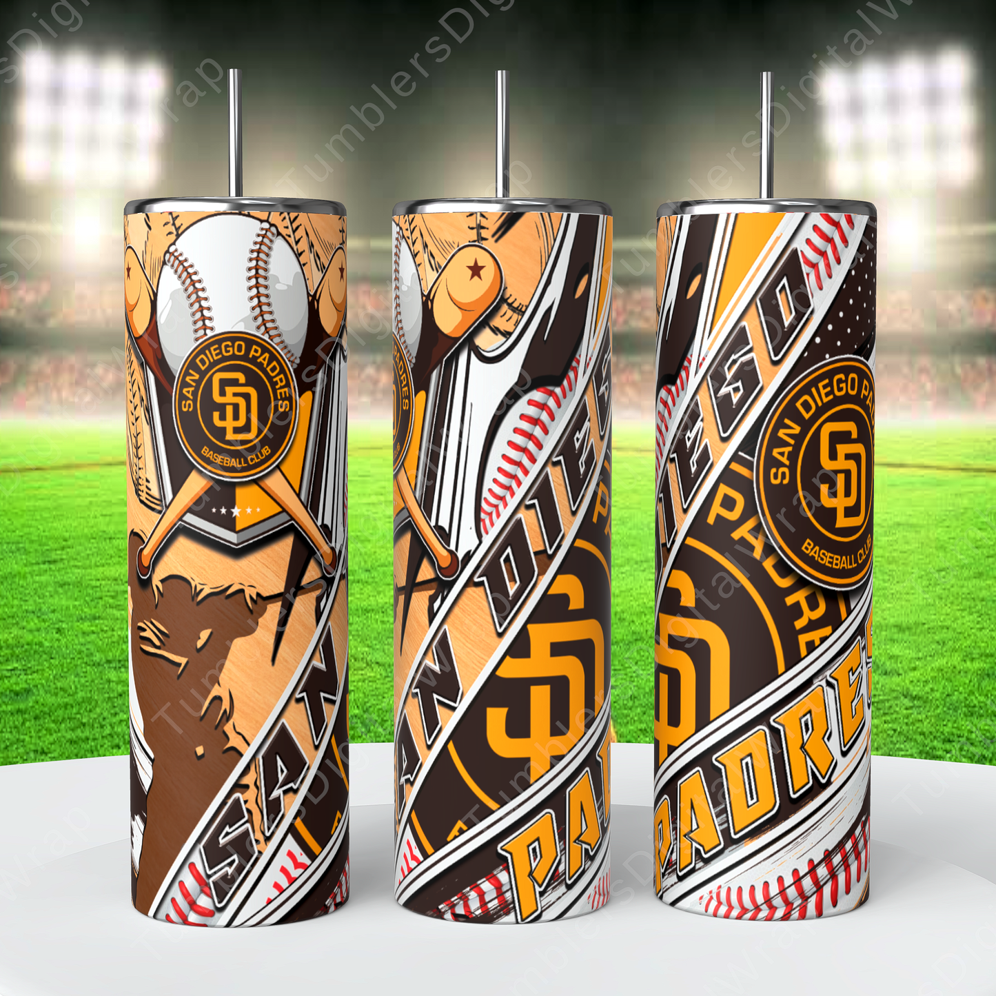 San Diego Padres, Sublimation, Ready To Press, Print Out Transfer, 20 oz, Skinny Tumbler Transfer, NOT A DIGITAL