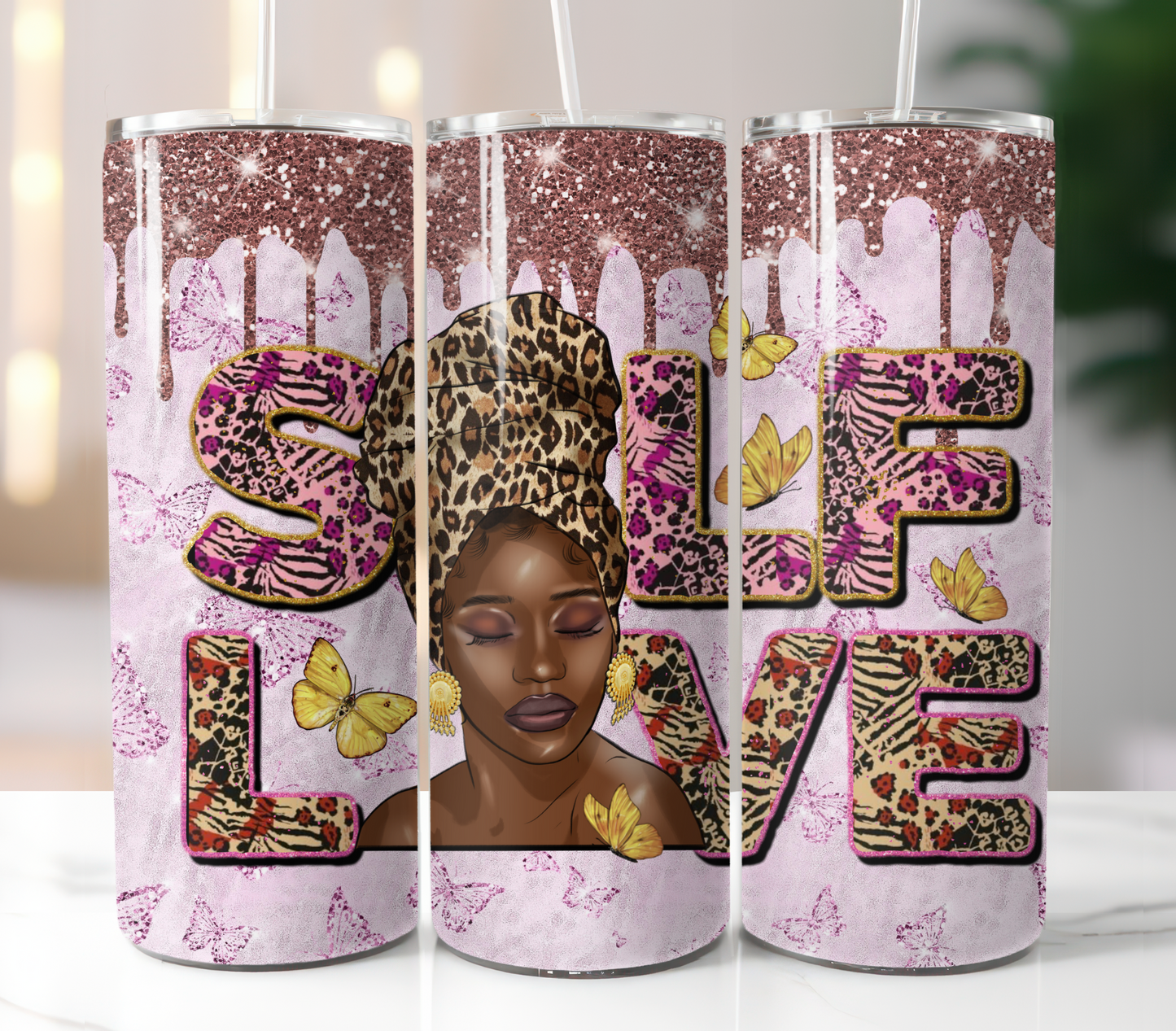 Black Woman Self Love, Sublimation Transfer