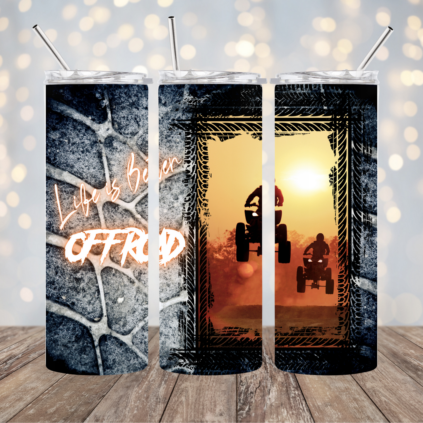 Dirt Track Four Wheeler, Sublimation, Ready to Print, Ready To Press, Print Out Transfer, 20 oz, Skinny Tumbler Transfer, NOT A DIGITAL