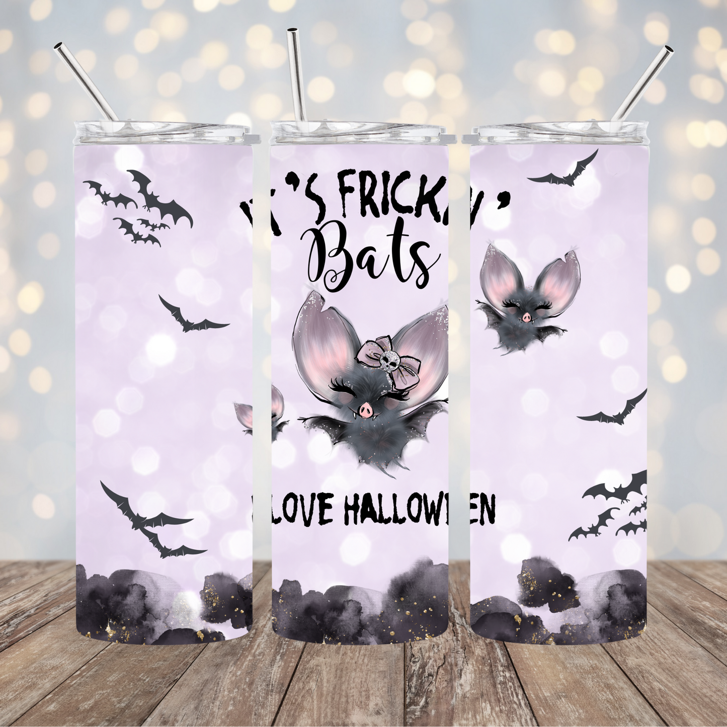 Bats Halloween, Sublimation, Ready to Print, Ready To Press, Print Out Transfer, 20 oz, Skinny Tumbler Transfer, NOT A DIGITAL