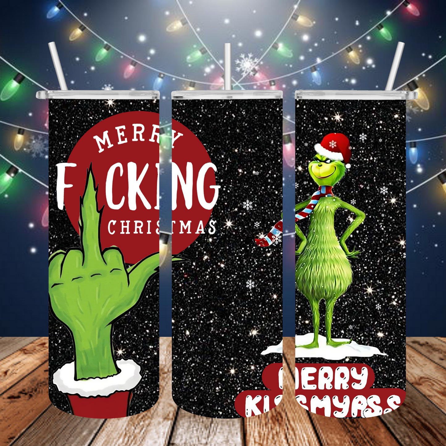 Merry Fking Christmas, Sublimation, Ready to Print, Ready To Press, Print Out Transfer, 20 oz, Skinny Tumbler Transfer, NOT A DIGITAL