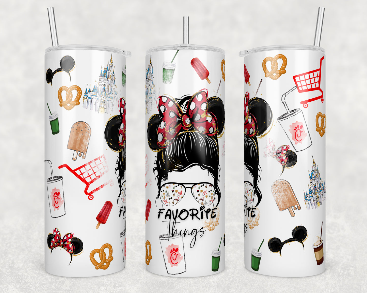 My Favorite Things, Sublimation, Ready to Print, Ready To Press, Print Out Transfer, 20 oz, Skinny Tumbler Transfer, NOT A DIGITAL