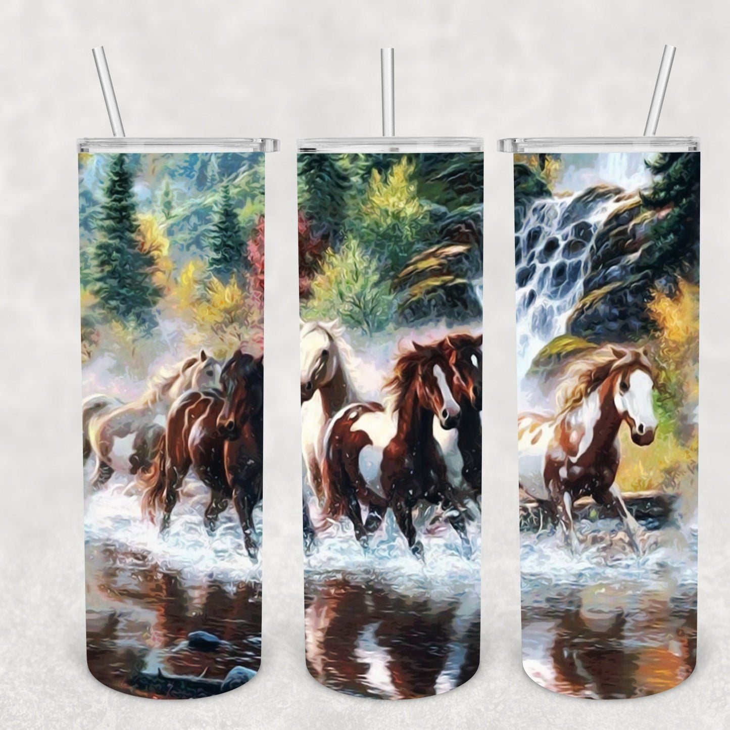 Horses, Western, Cowboys, Sublimation, Ready To Press, Print Out Transfer, 20 oz, Skinny Tumbler Transfer, NOT A DIGITAL