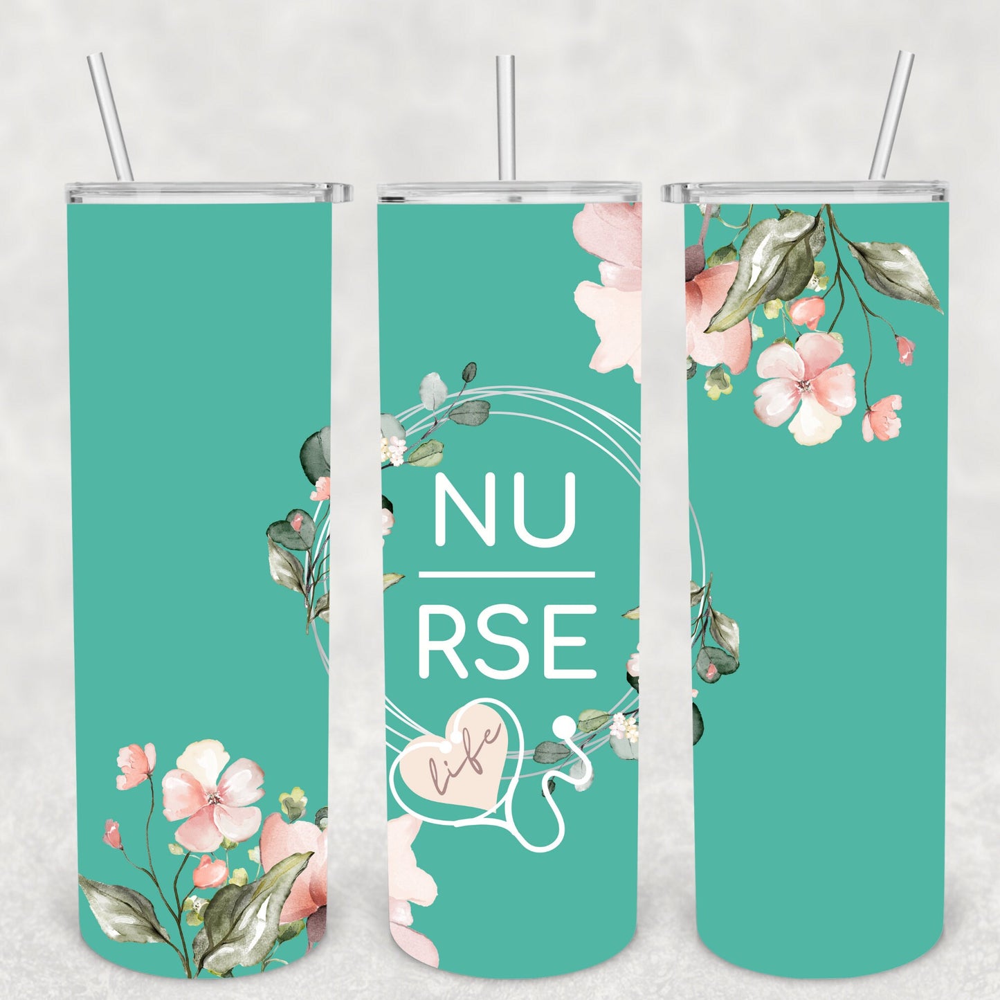 Nurse Life, Sublimation, Ready To Press, Print Out Transfer, 20 oz, Skinny Tumbler Transfer, NOT A DIGITAL