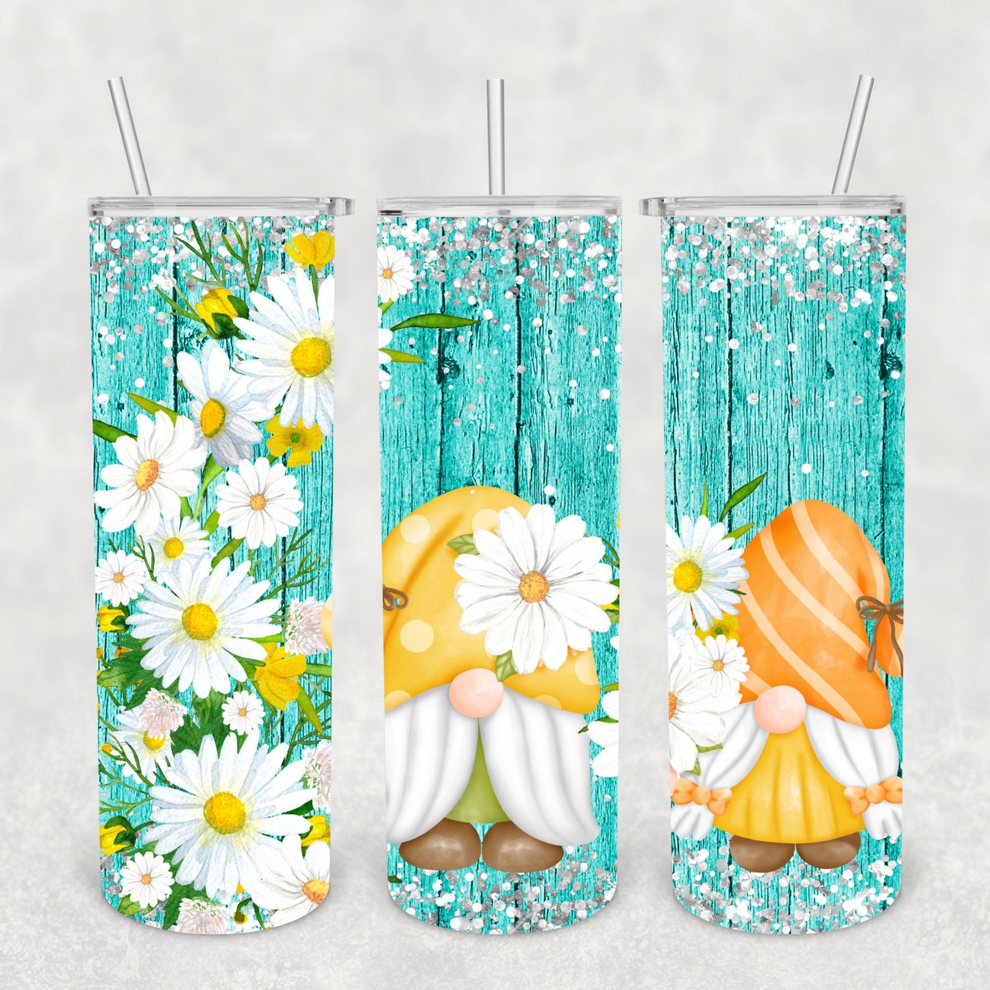 Spring Gnomes, Sublimation, Ready To Press, Ready to Print, Print Out Transfer, 20 oz, Skinny Tumbler Transfer, NOT A DIGITAL