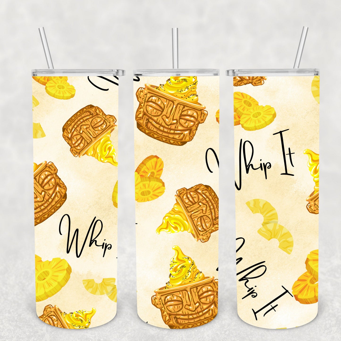 Theme Park Snacks, Sublimation, Ready To Press, Print Out Transfer, 20 oz, Skinny Tumbler Transfer, NOT A DIGITAL