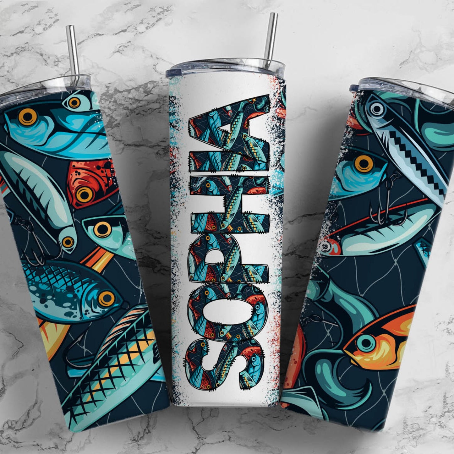 Fishing, Sublimation, Ready to Print, Ready To Press, Print Out Transfer, 20 oz, Skinny Tumbler Transfer, NOT A DIGITAL