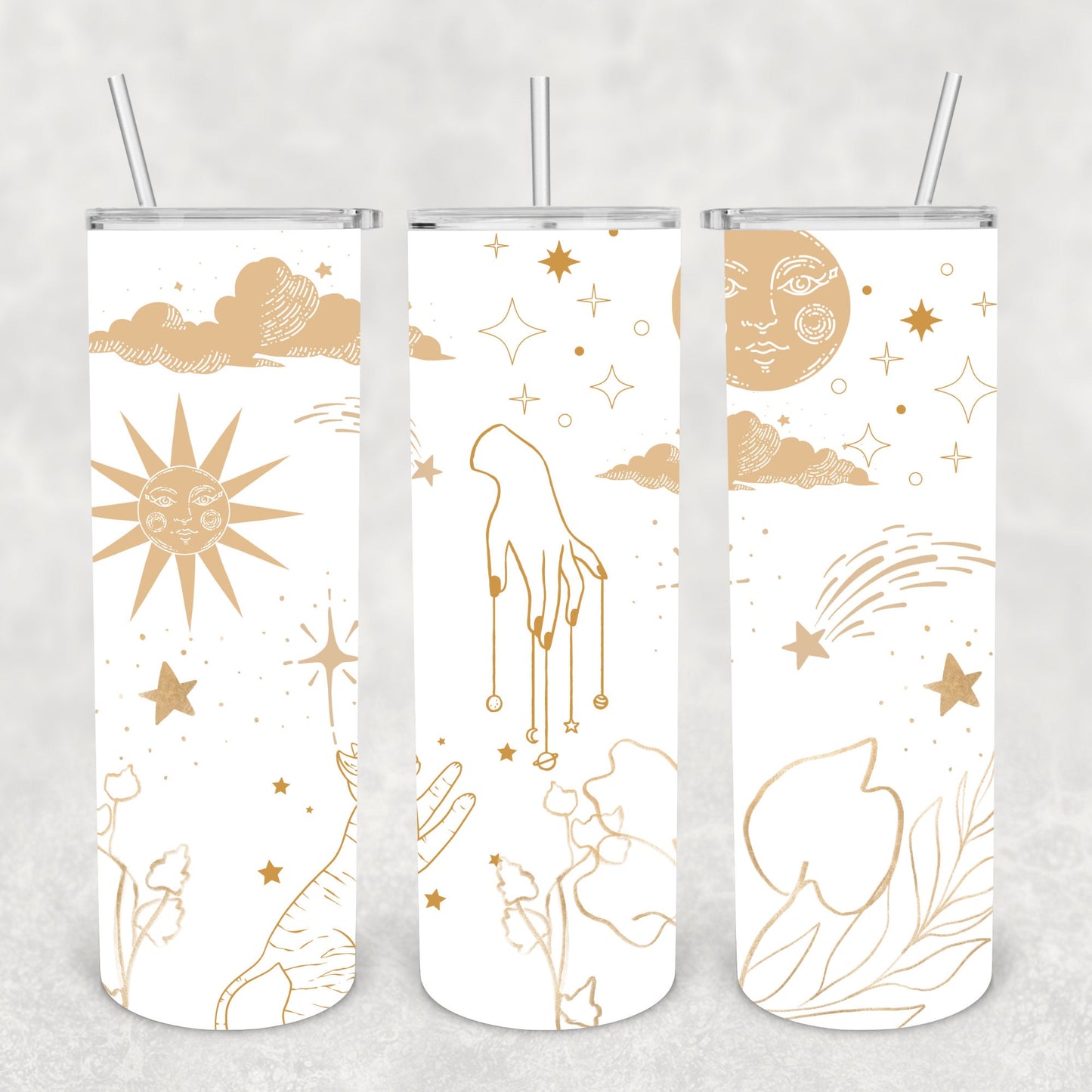 Celestrial Free, Sublimation, Ready to Print, Ready To Press, Print Out Transfer, 20 oz, Skinny Tumbler Transfer, NOT A DIGITAL