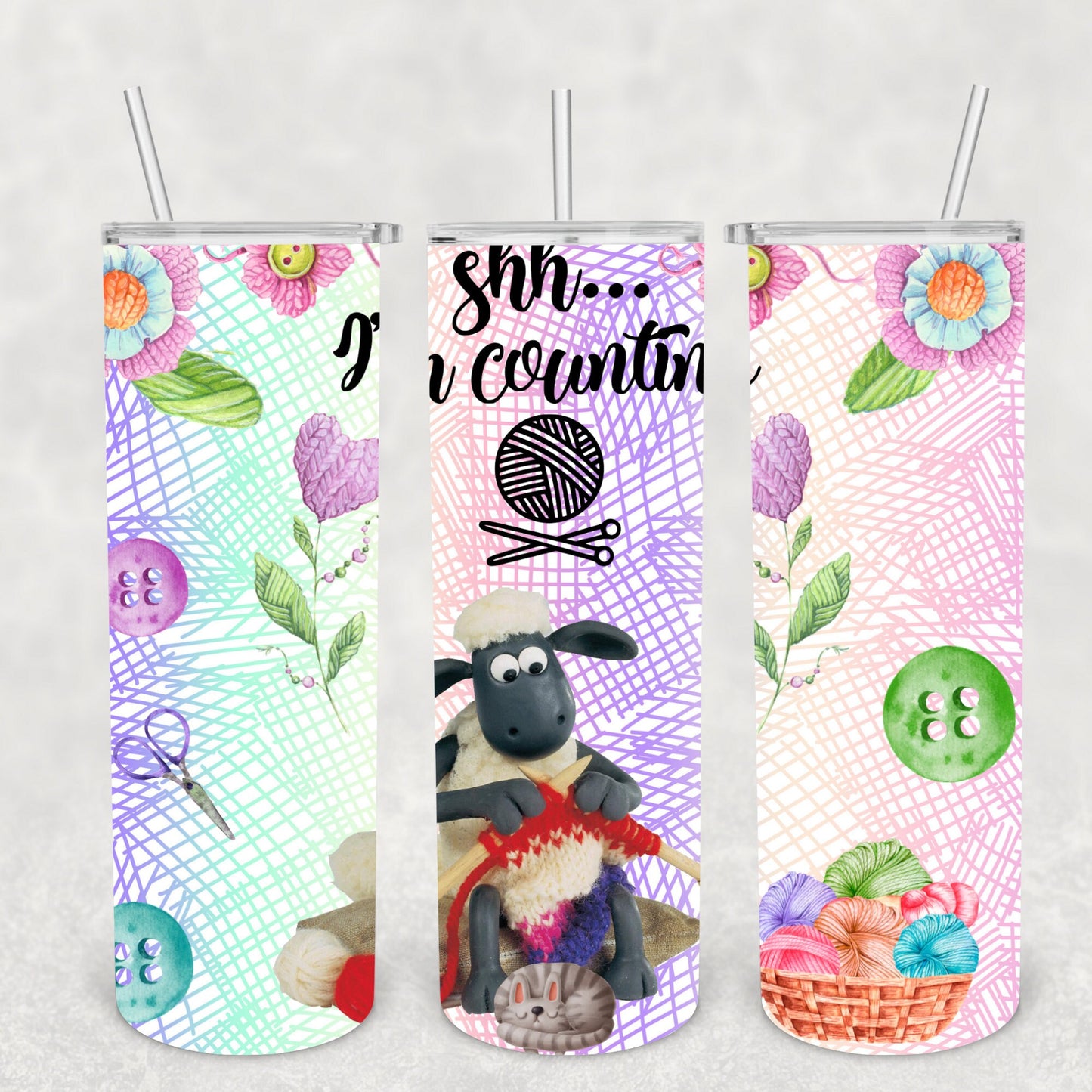 Shhhh I'm Counting, Sublimation, Ready To Press, Ready to Print, Print Out Transfer, 20 oz, Skinny Tumbler Transfer, NOT A DIGITAL