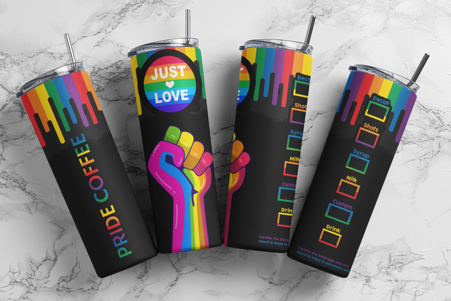 LGBTQ. Sublimation, Ready To Press, Print Out Transfer, 20 oz, Skinny Tumbler Transfer, NOT A DIGITAL