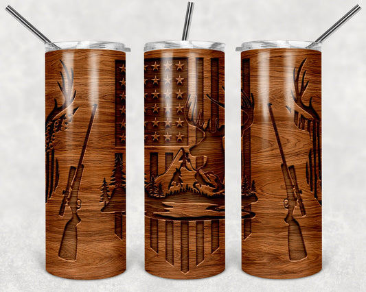 Hunting. Sublimation, Ready To Press, Print Out Transfer, 20 oz, Skinny Tumbler Transfer, NOT A DIGITAL