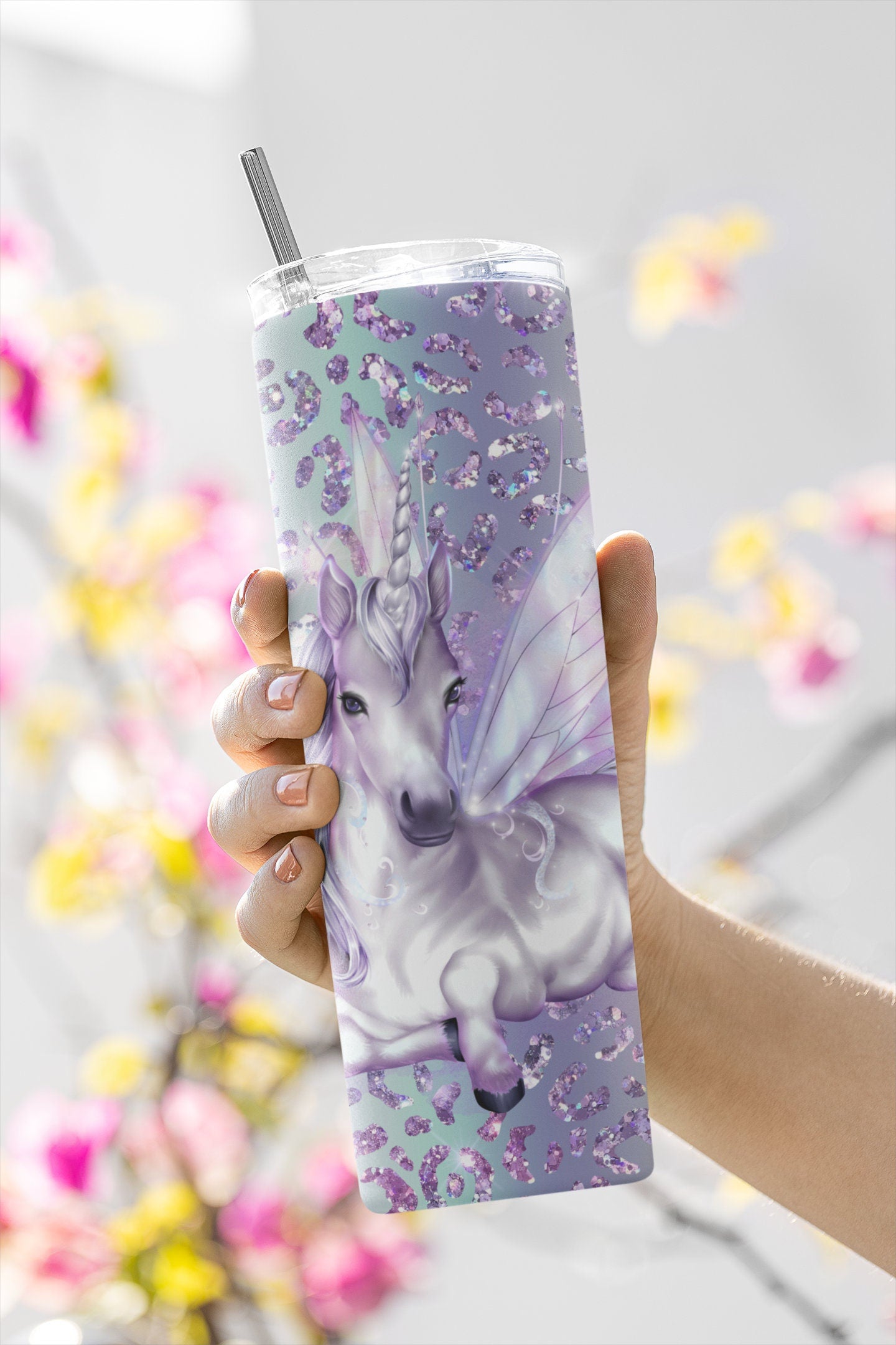 Unicorn Animal Print, Sublimation, Ready To Press, Print Out Transfer, 20 oz, Skinny Tumbler Transfer, NOT A DIGITAL