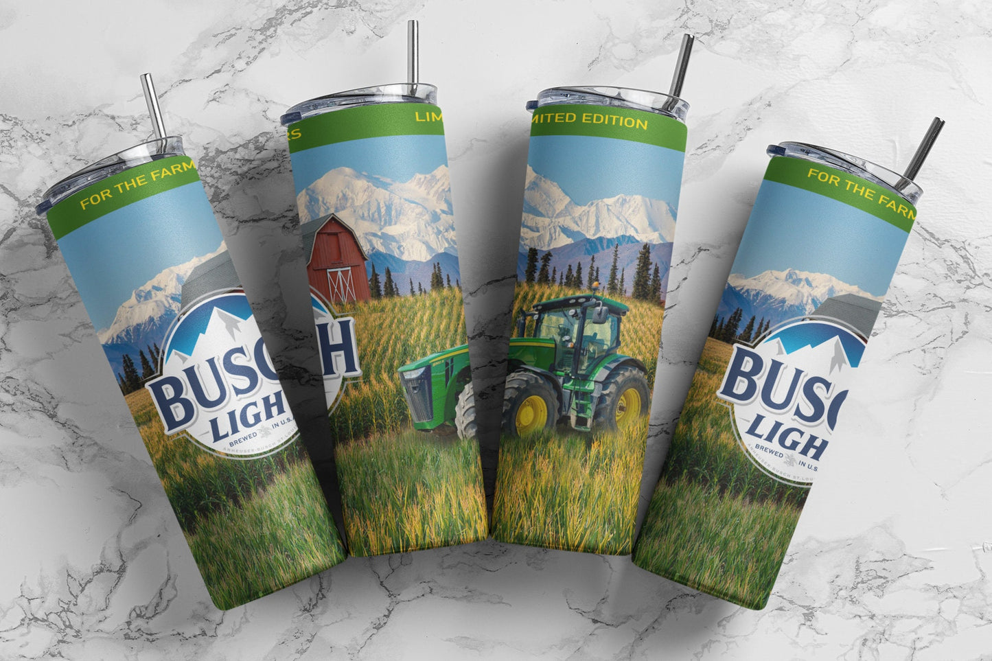 Farm Equipment, Sublimation, Ready To Press, Print Out Transfer, 20 oz, 12 oz. Skinny Tumbler Transfer, NOT A DIGITAL
