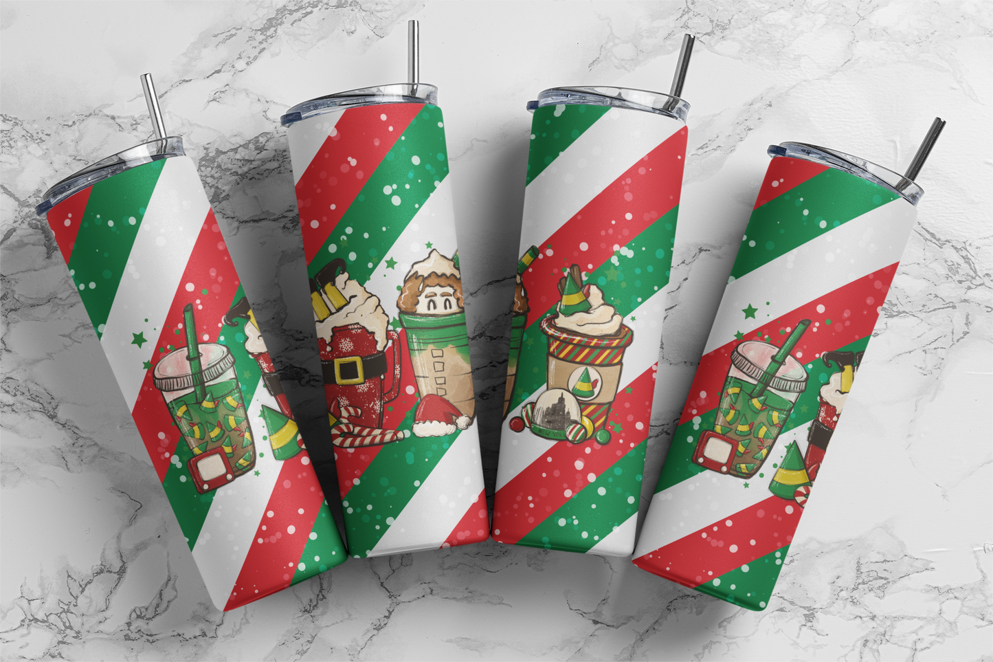 Christmas Elf, Sublimation, Ready to Print, Ready To Press, Print Out Transfer, 20 oz, Skinny Tumbler Transfer, NOT A DIGITAL