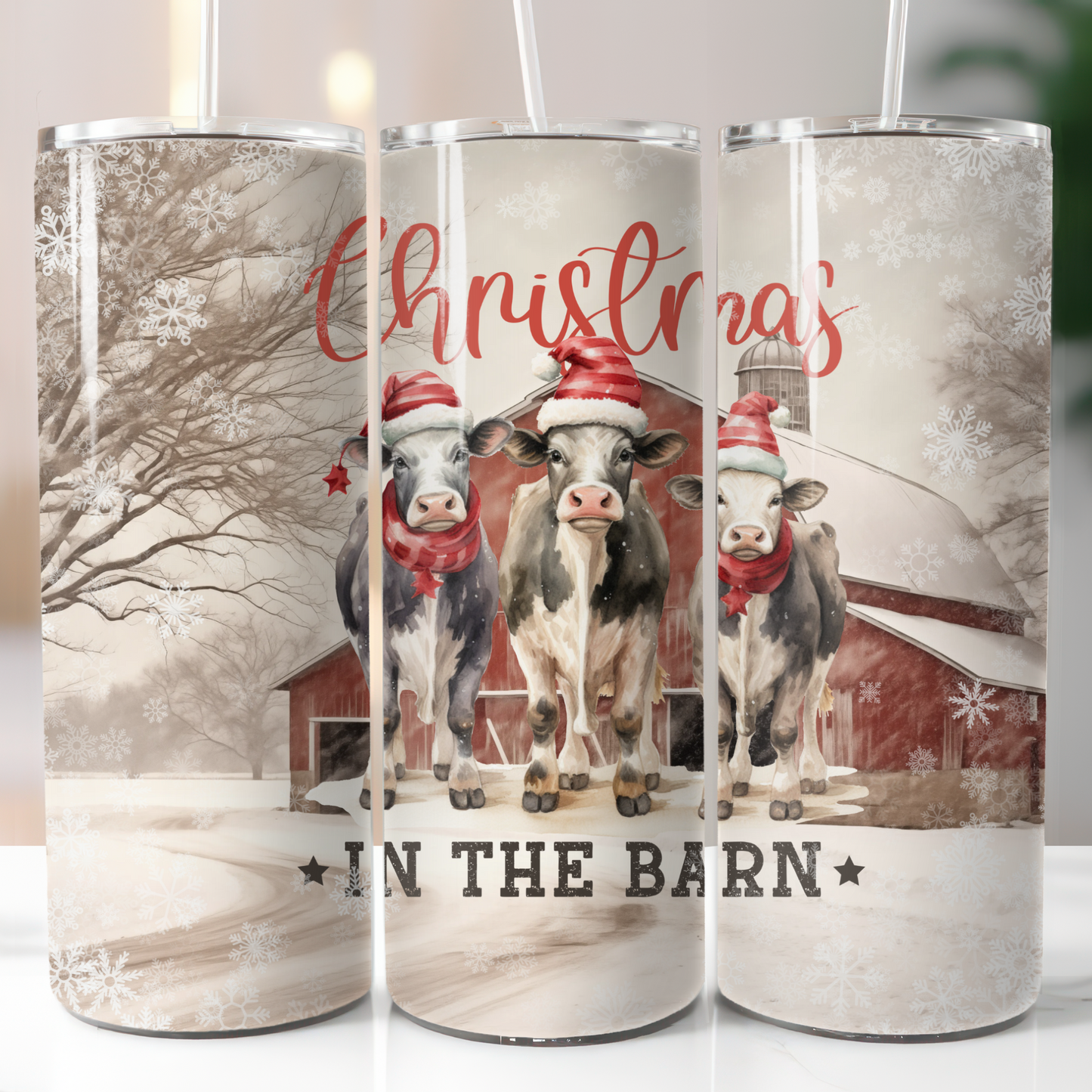 Christmas in the Barn, Sublimation Transfer