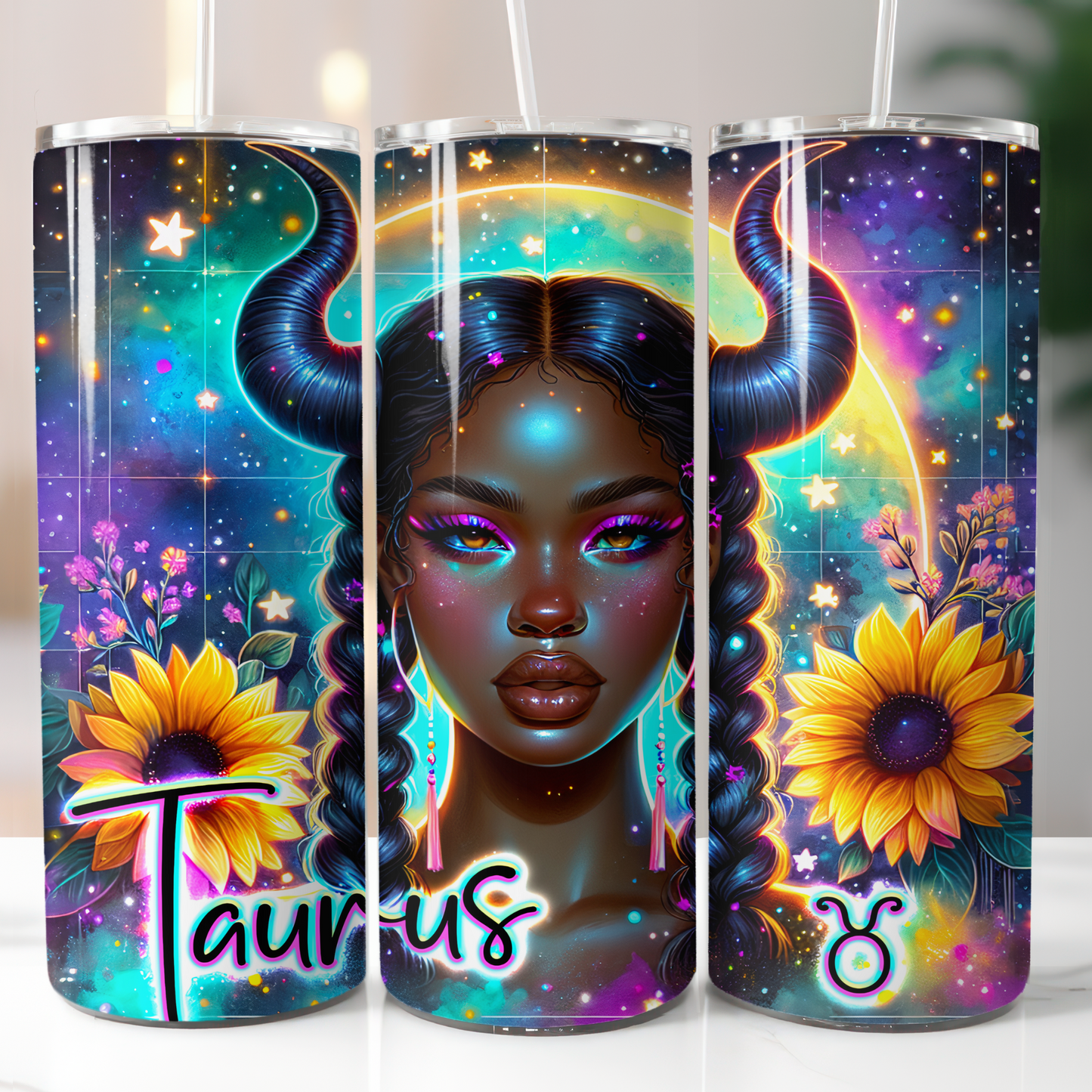 Taurus, Black Woman, Sublimation Transfer