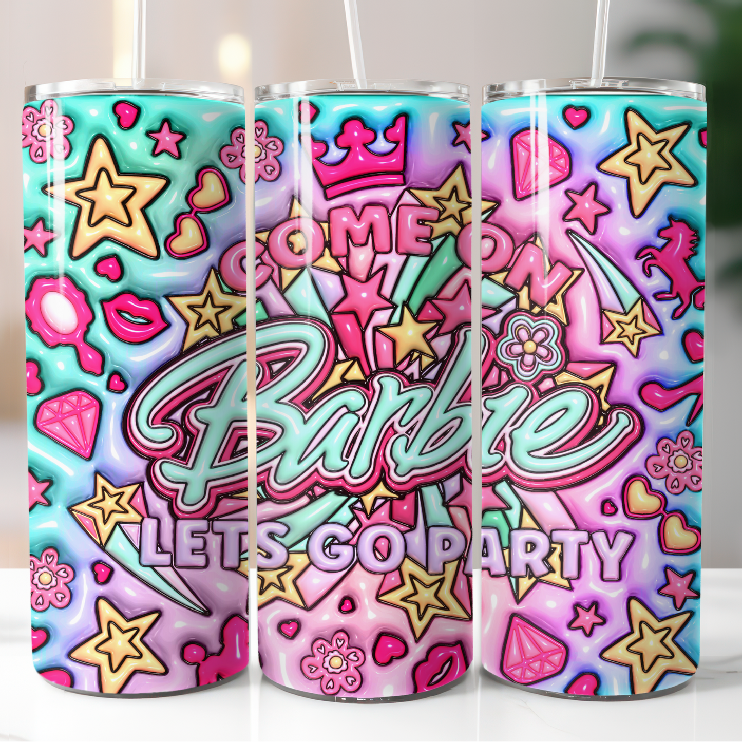 Barbie, Sublimation, Ready to Print, Ready To Press, Print Out Transfer, 20 oz, Skinny Tumbler Transfer, NOT A DIGITAL