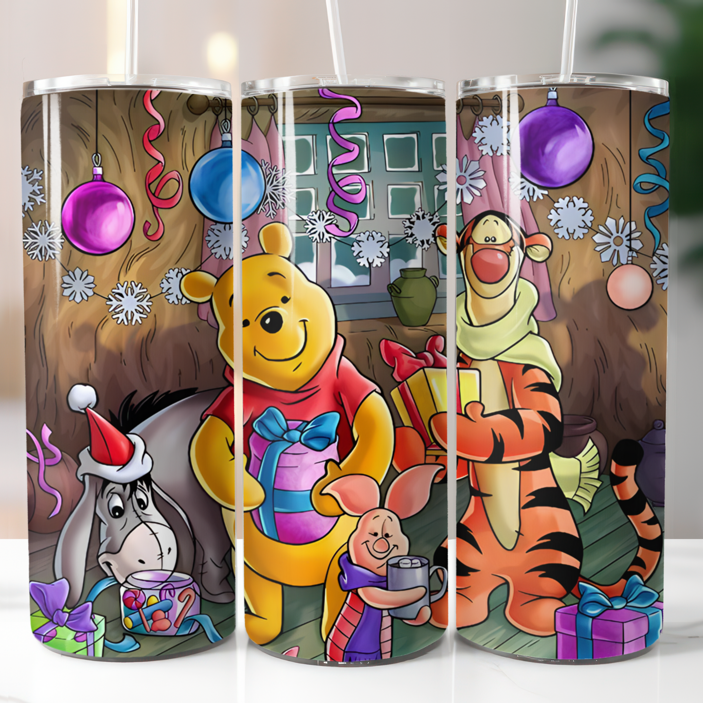 Winnie the Pooh, Sublimation, Ready To Press, Print Out Transfer, 20 oz, Skinny Tumbler Transfer, NOT A DIGITAL