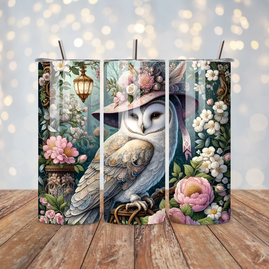 Owl Floral Hat Sublimation Transfer