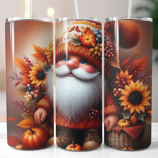 Fall Gnome Sunflowers Sublimation Transfer